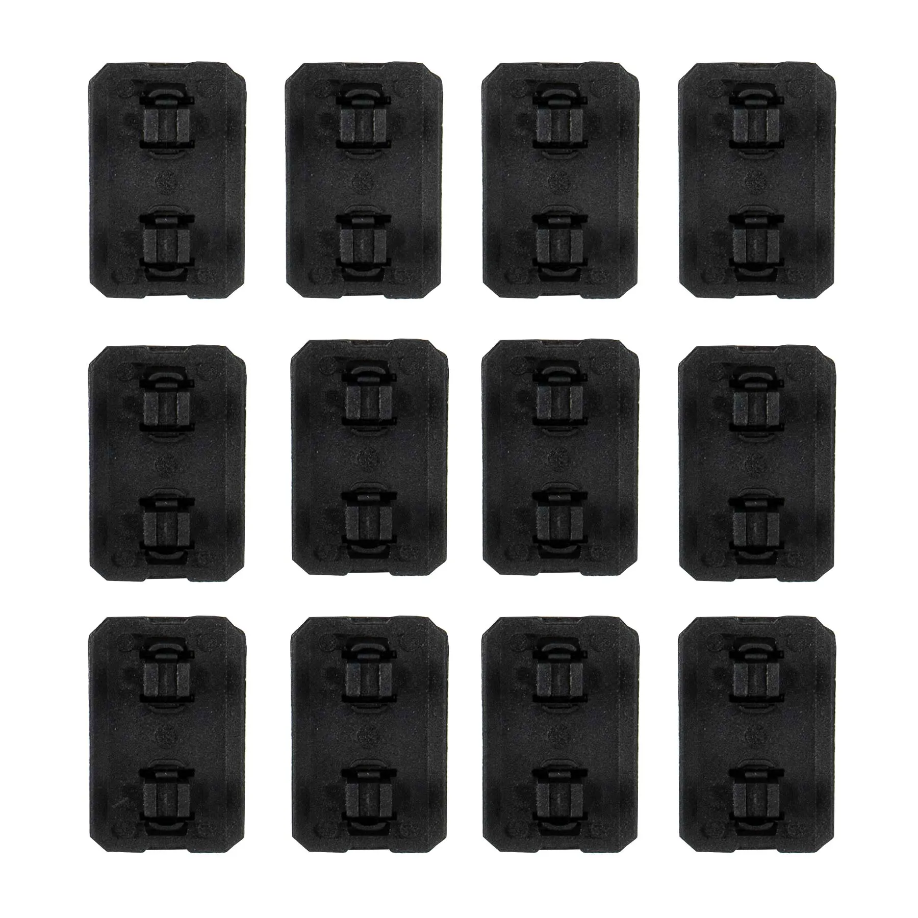M-Lok Rail Covers 12pcs, Black