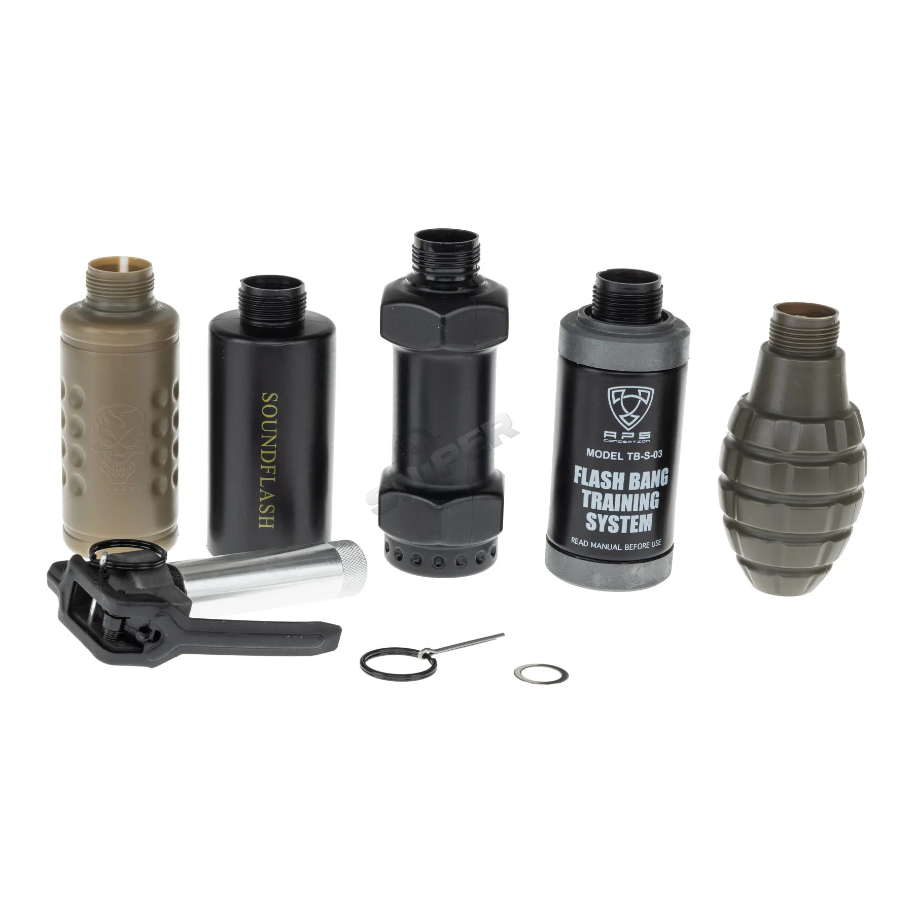 Hakkotsu Thunder B Grenade Set, 5er Pack Hakkotsu Thunder B Grenade Set, 5er Pack
