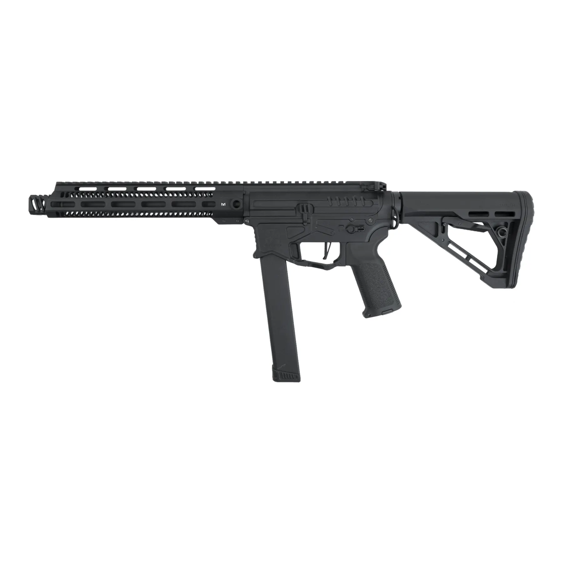 Limited Edition Zion Arms PW9 M-Lok 10" (S)AEG w/Free Red Dot, Black Zion Arms PW9 M-Lok 10" (S)AEG, Black