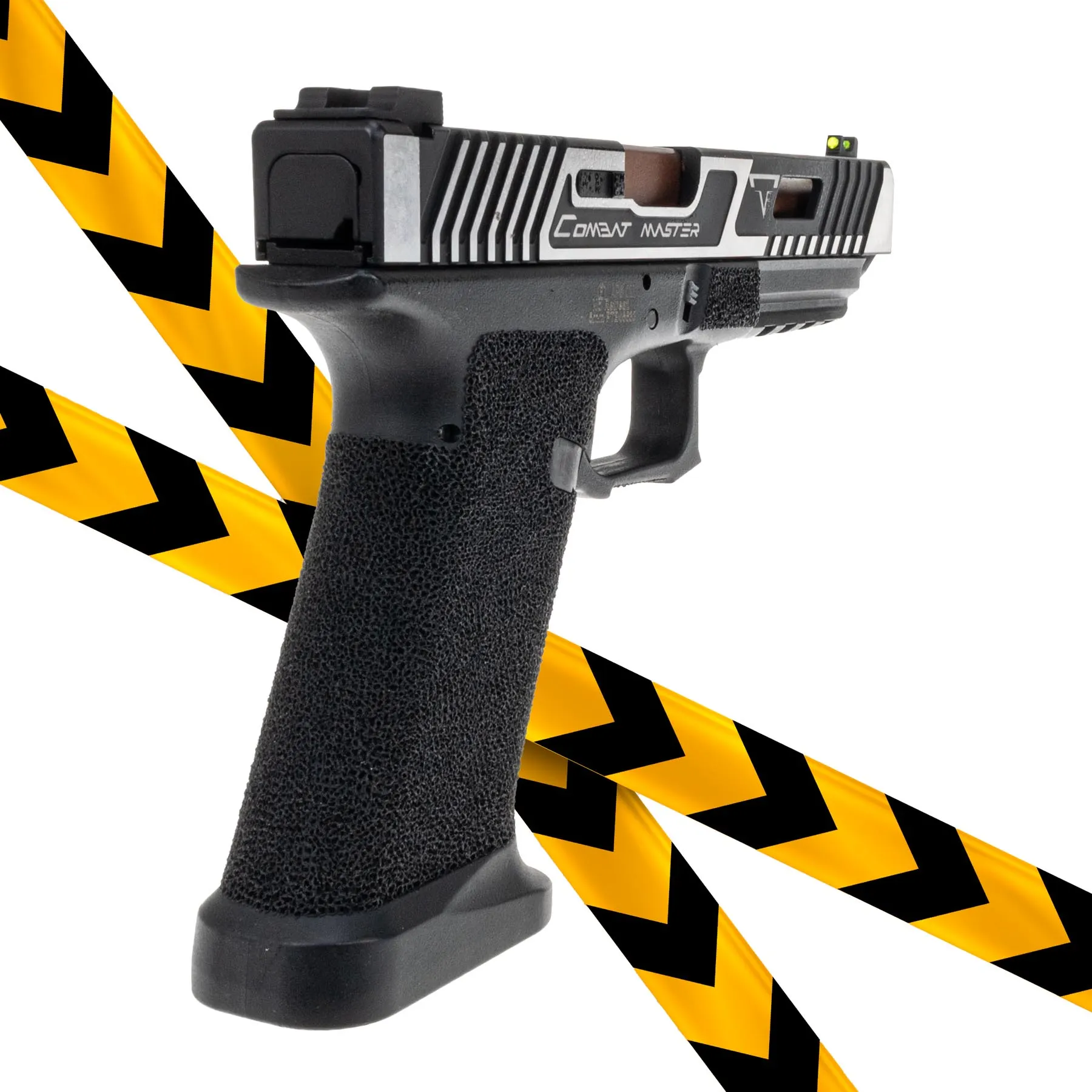 B-Ware APS Combat Master Silver Slide, OMEGA Frame GBB