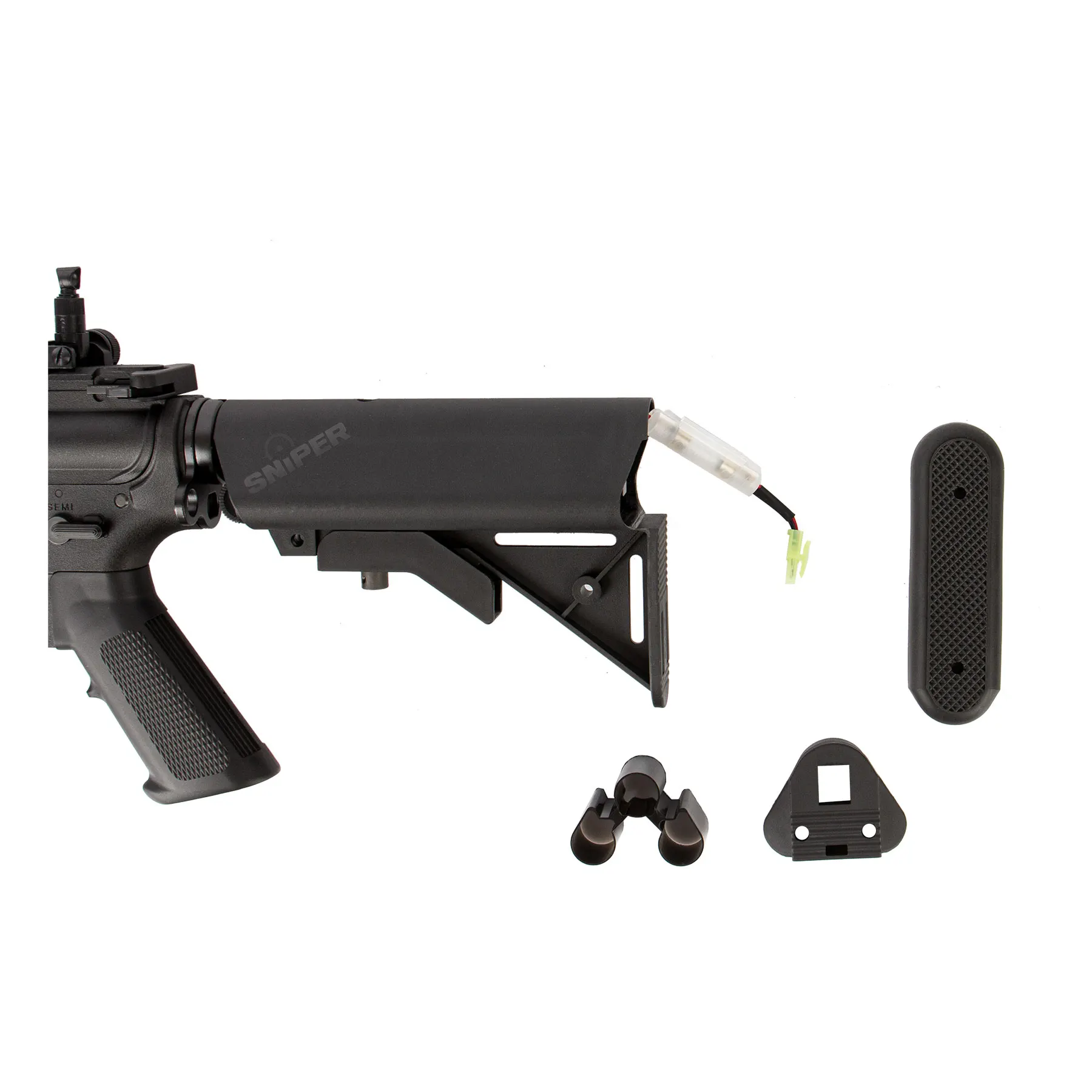 CM15 KR Carbine 10 Inch (S)AEG, Black CM15 KR Carbine 10 Inch (S)AEG, Black