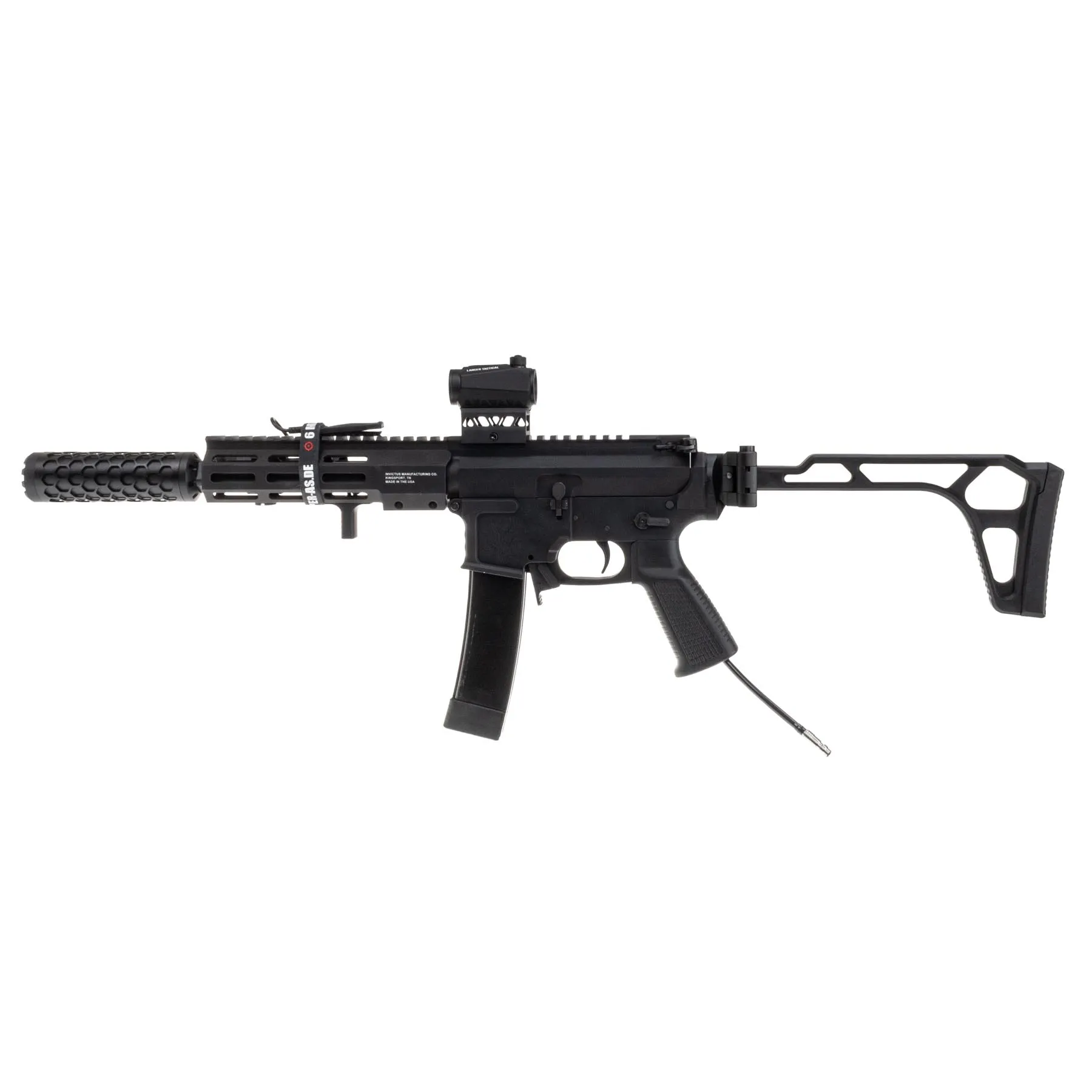 MTW-9 Gen.3 7" Folding Stock - CQB Monster, Black