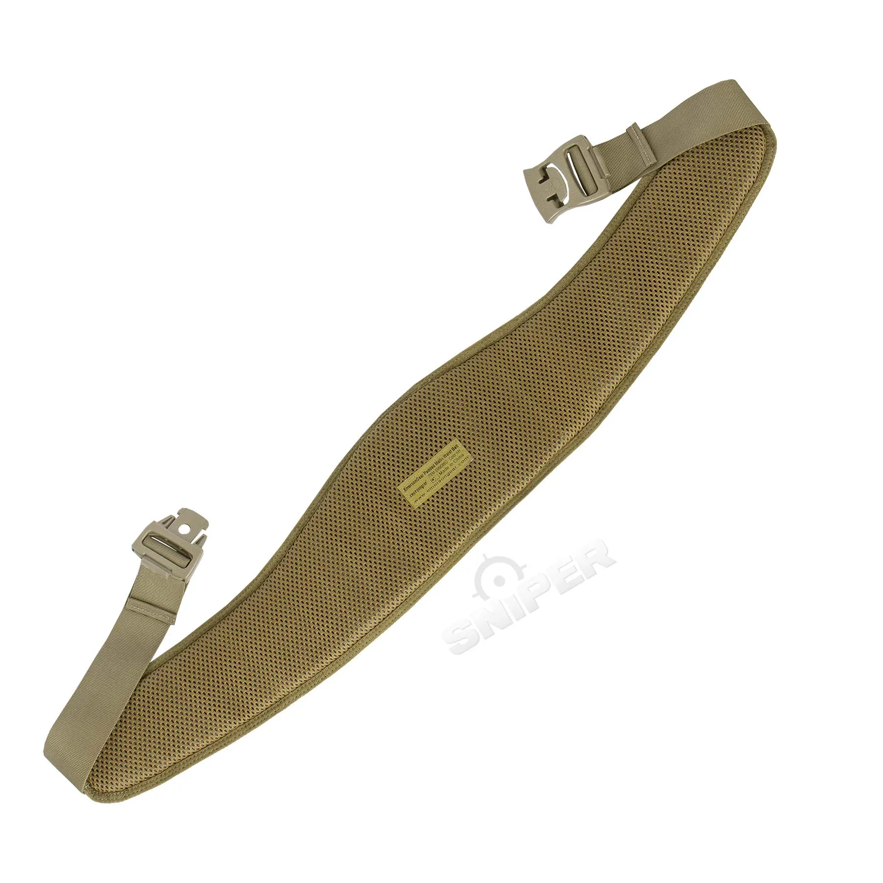 Molle Padded Waist Belt, Khaki