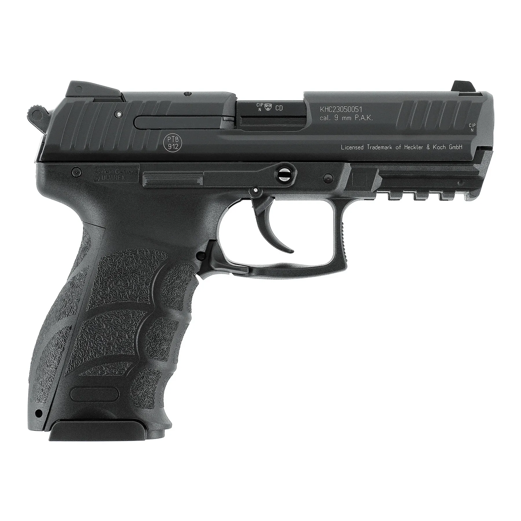 Heckler&Koch P30 Schreckschusspistole 9mm P.A.K, Black