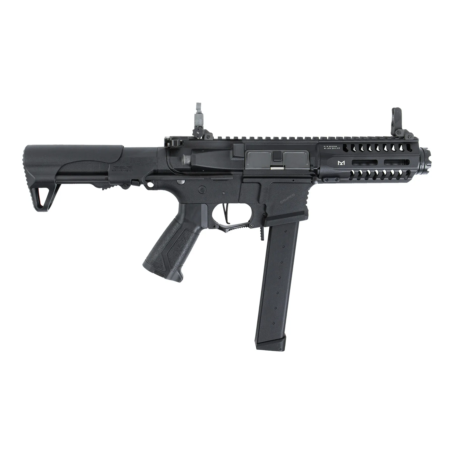 ARP 9 ETU < 0,5 Joule, AEG Softair Gewehr, Black ARP 9 ETU < 0,5 Joule, AEG Softair Gewehr, Black