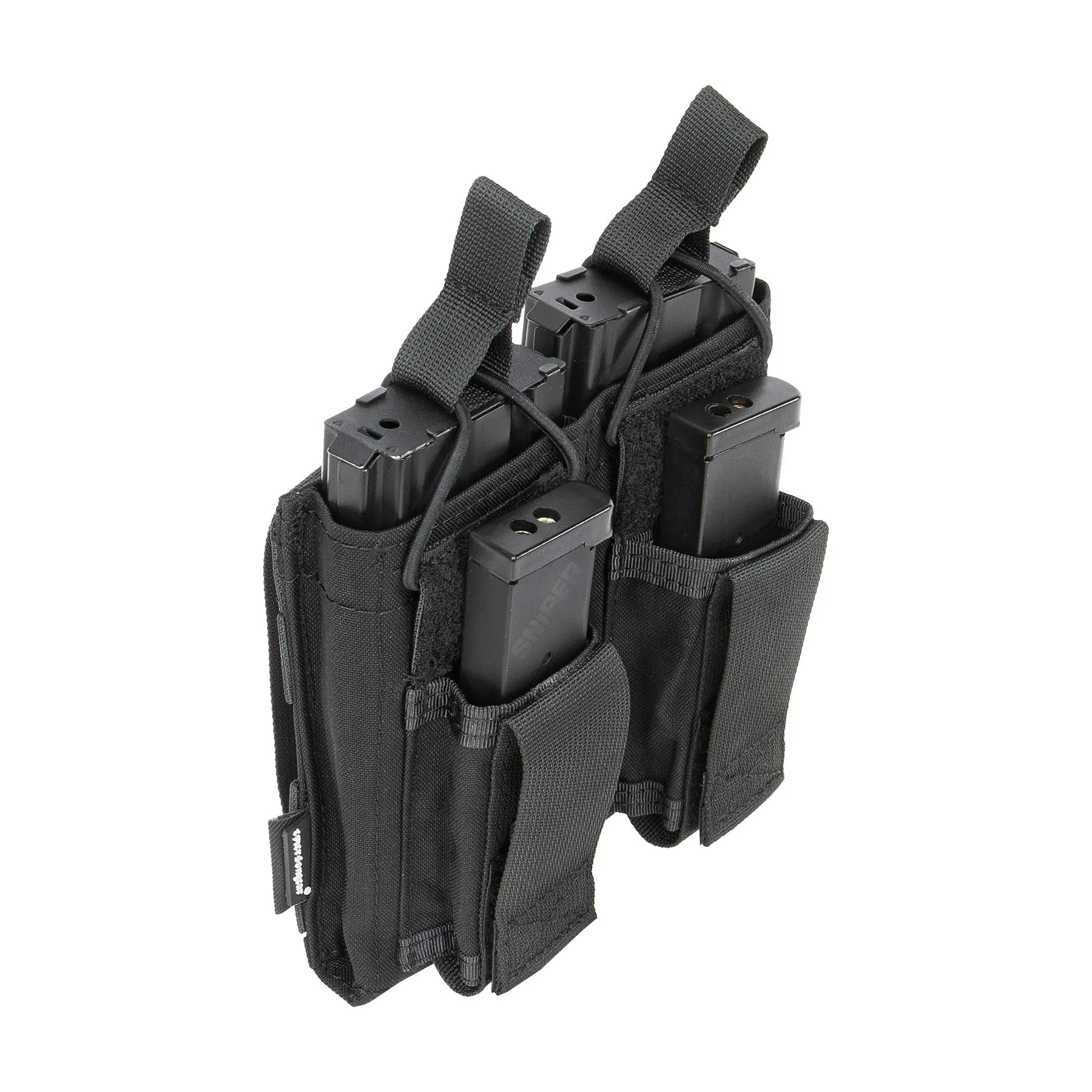 Pistol/ M4 Double Open Mag Pouch, Black