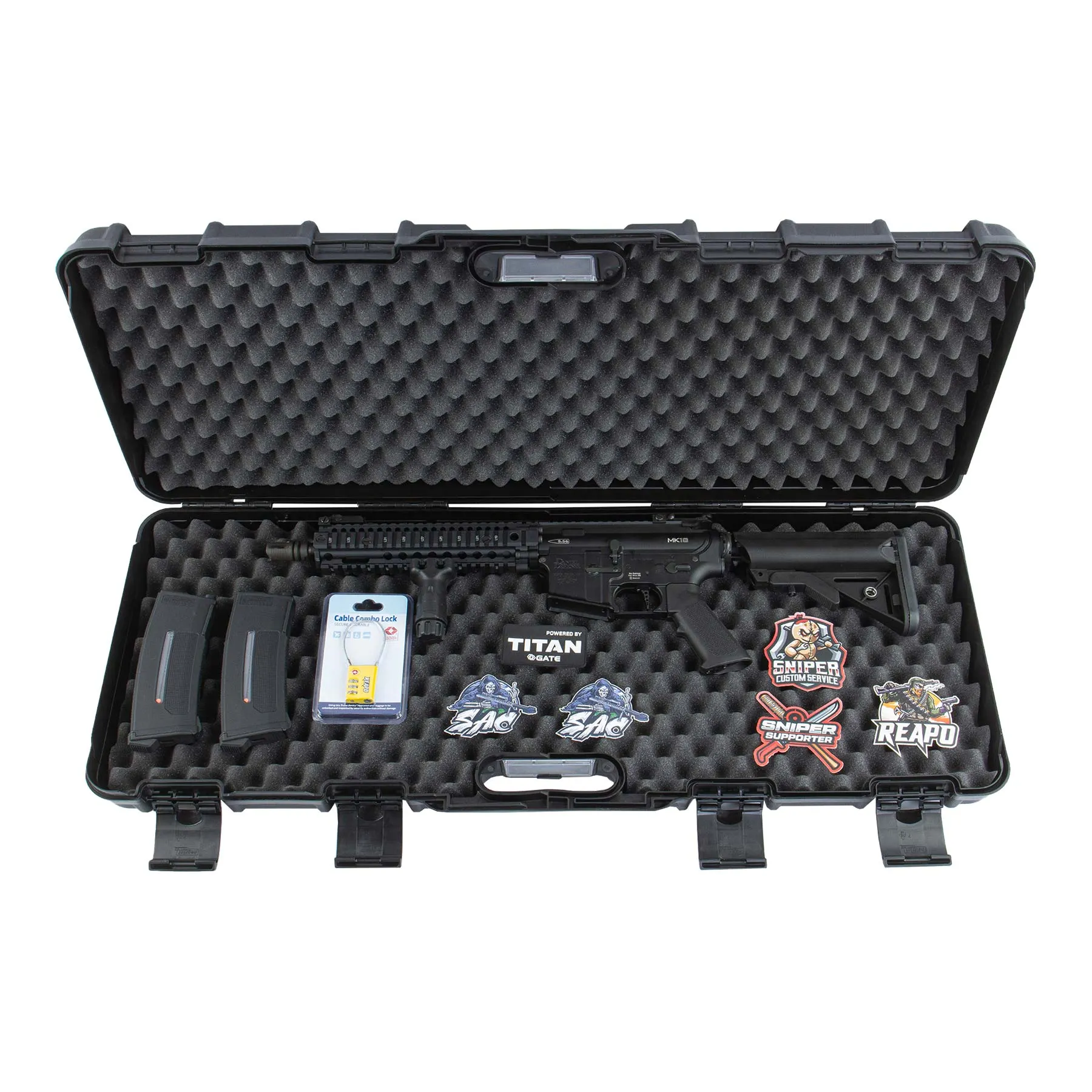 SAC Custom Daniel Defense MK18, (S)AEG, black