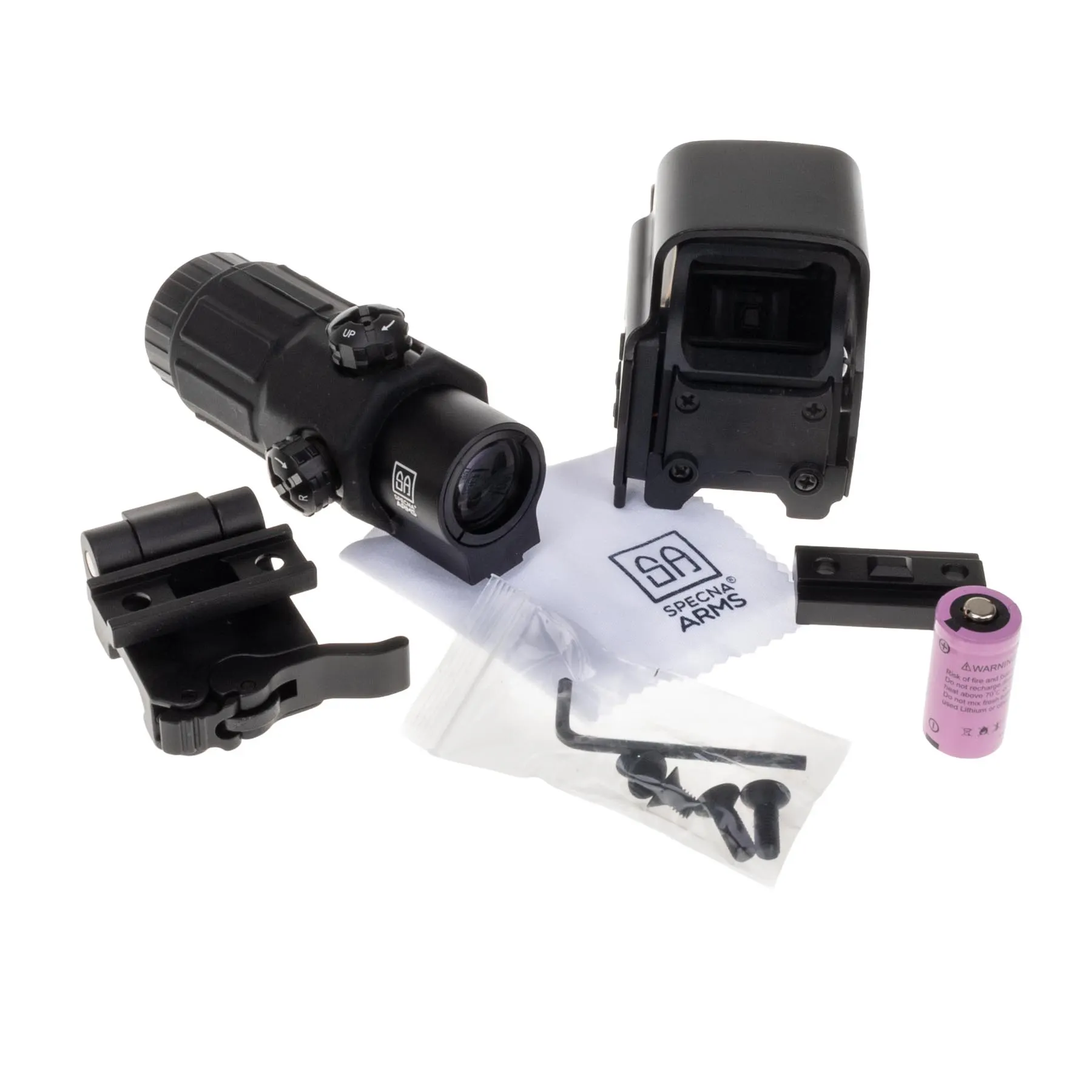 Specna Arms CORE Holo V2 + Magnifier Combo, Black