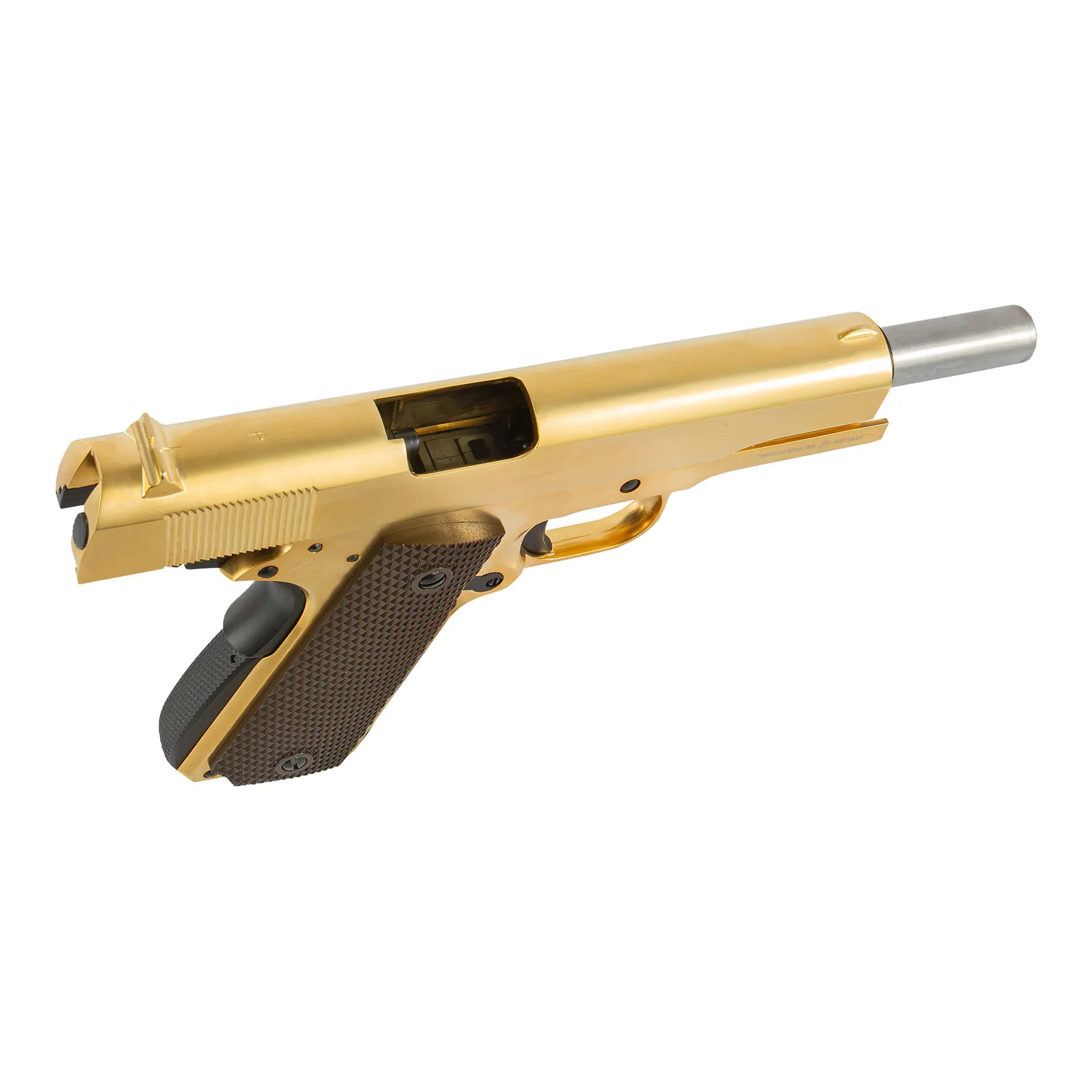 WE M1911 Full Metal Gold GBB Softair Pistole