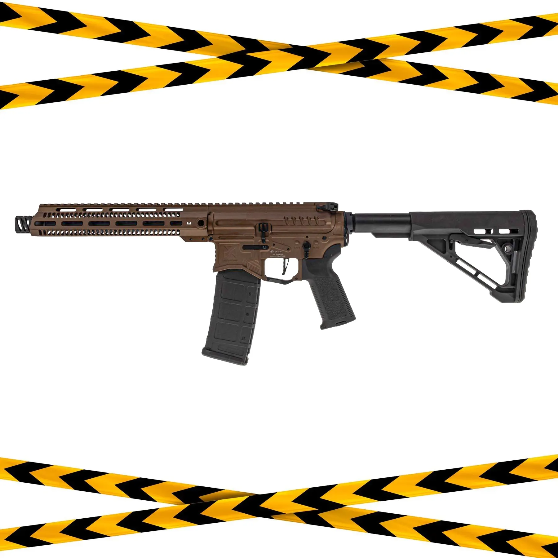 B-Ware Zion Arms M4 M-Lok 10" (S)AEG, Chocolate