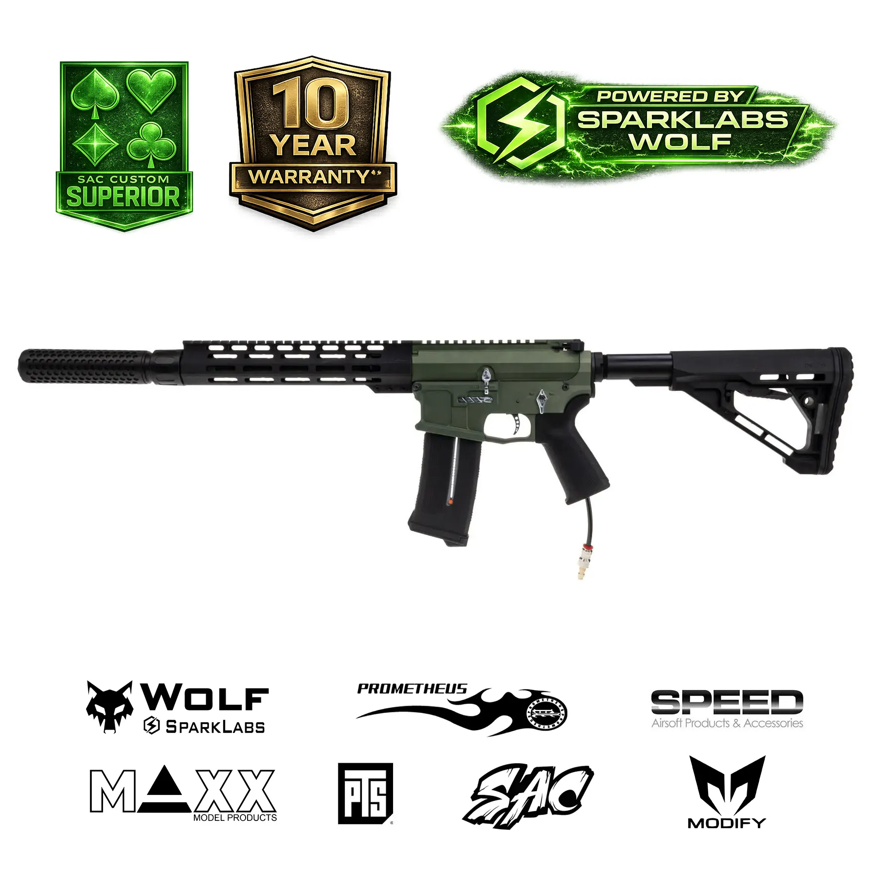 SAC WOLF SOLID - "Berserkers Sturm", HPA