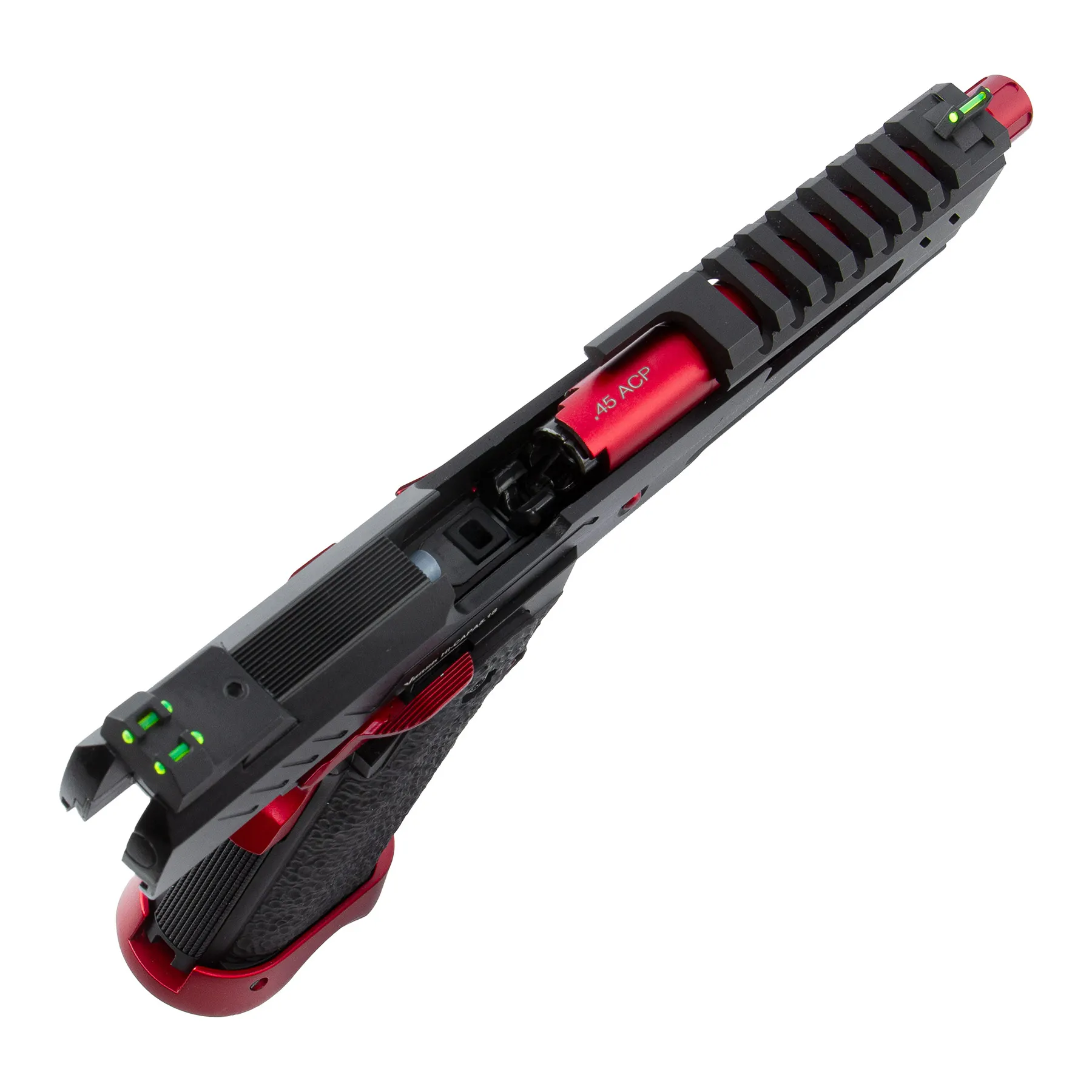 Vorsk Hi-Capa 5.1 Split Slide, Red/Black, GBB Vorsk Hi-Capa 5.1 Split Slide, Red/Black, GBB