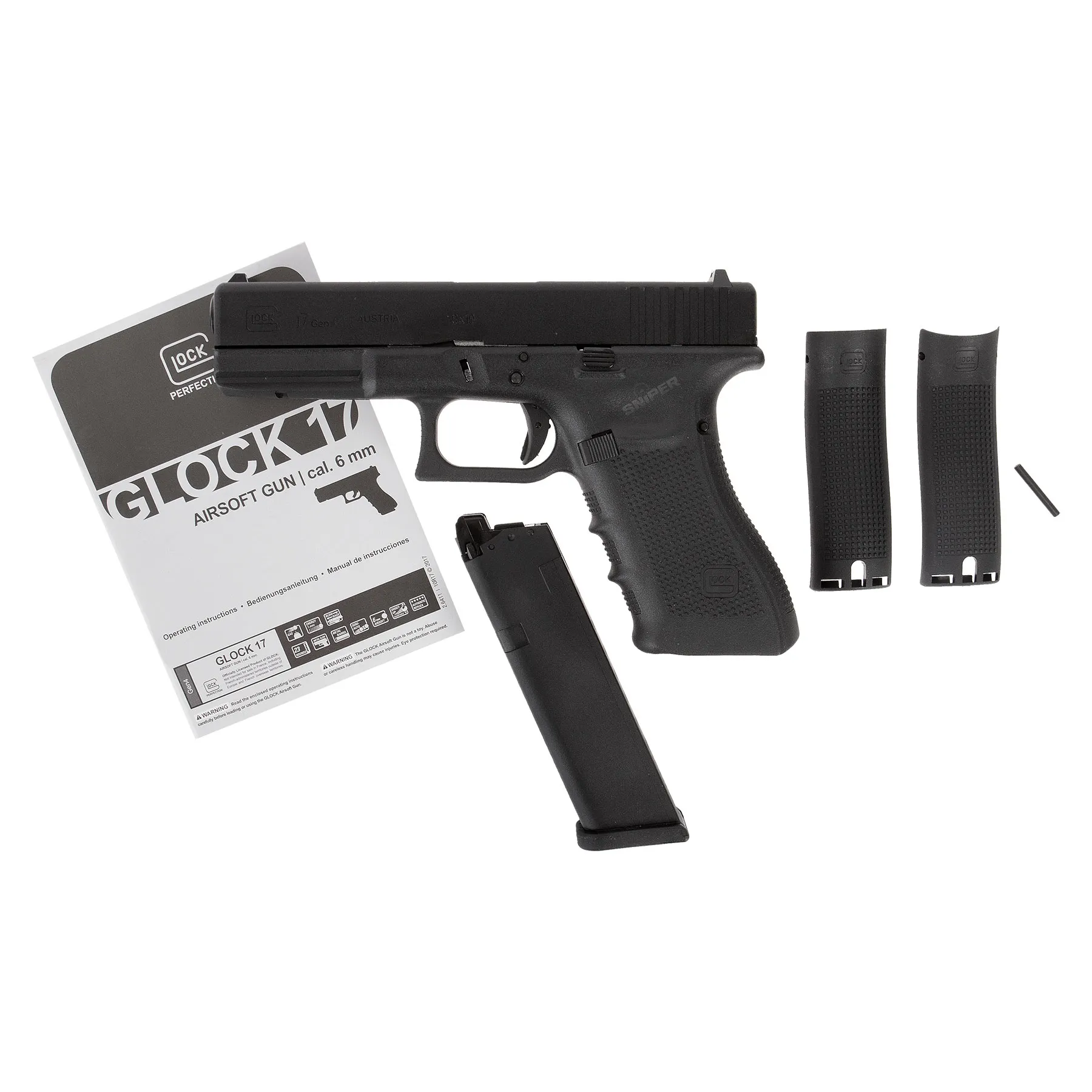 Glock 17 Gen 4 GBB Softair Pistole