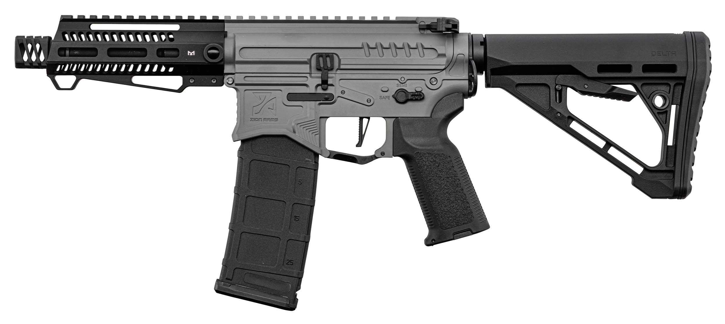 Zion Arms PW9 M4 M-Lok 6" (S)AEG, Black/Grey