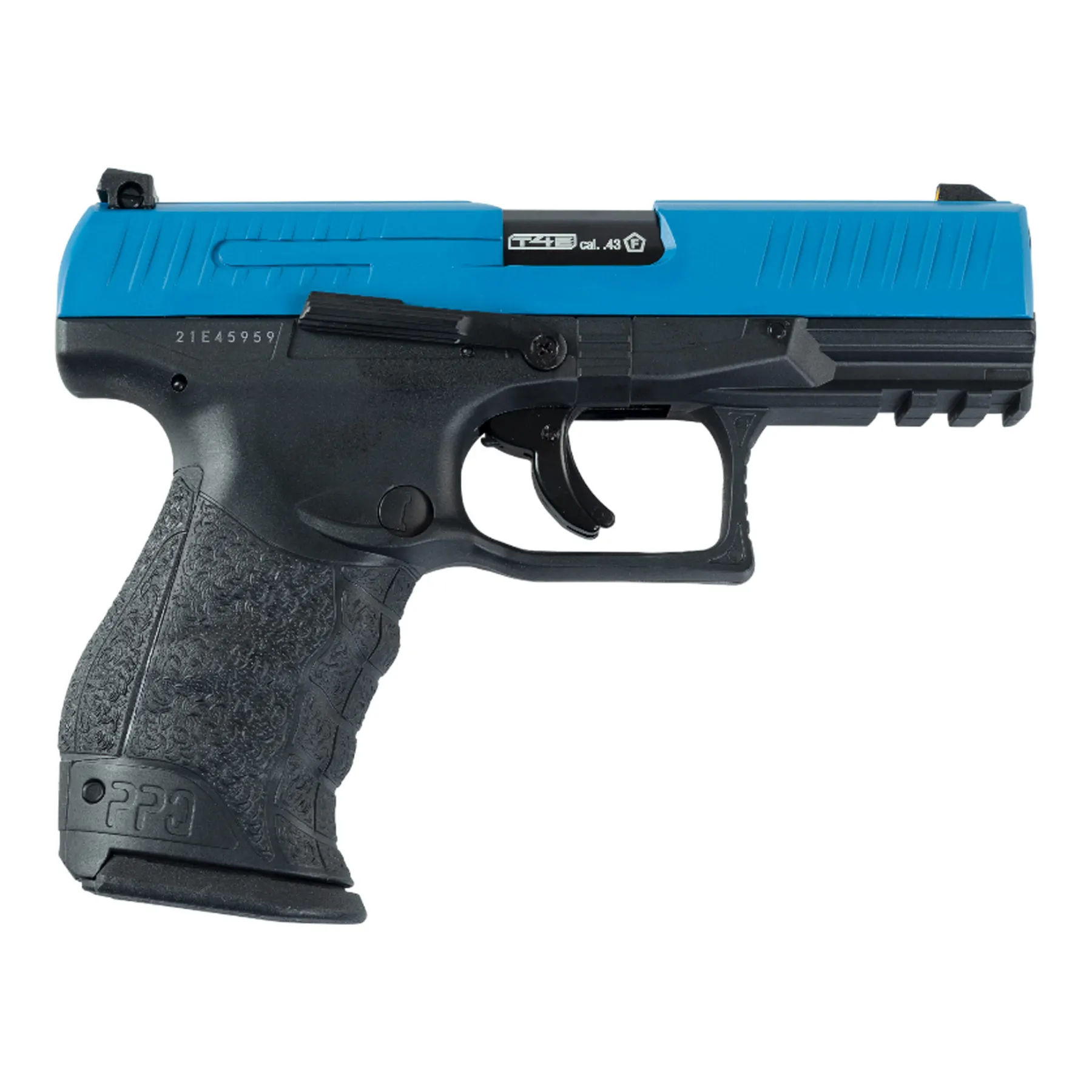 RAM Pistole T4E Walther PPQ M2 43 Cal, Black & Blue RAM Pistole T4E Walther PPQ M2 43 Cal, Black & Blue