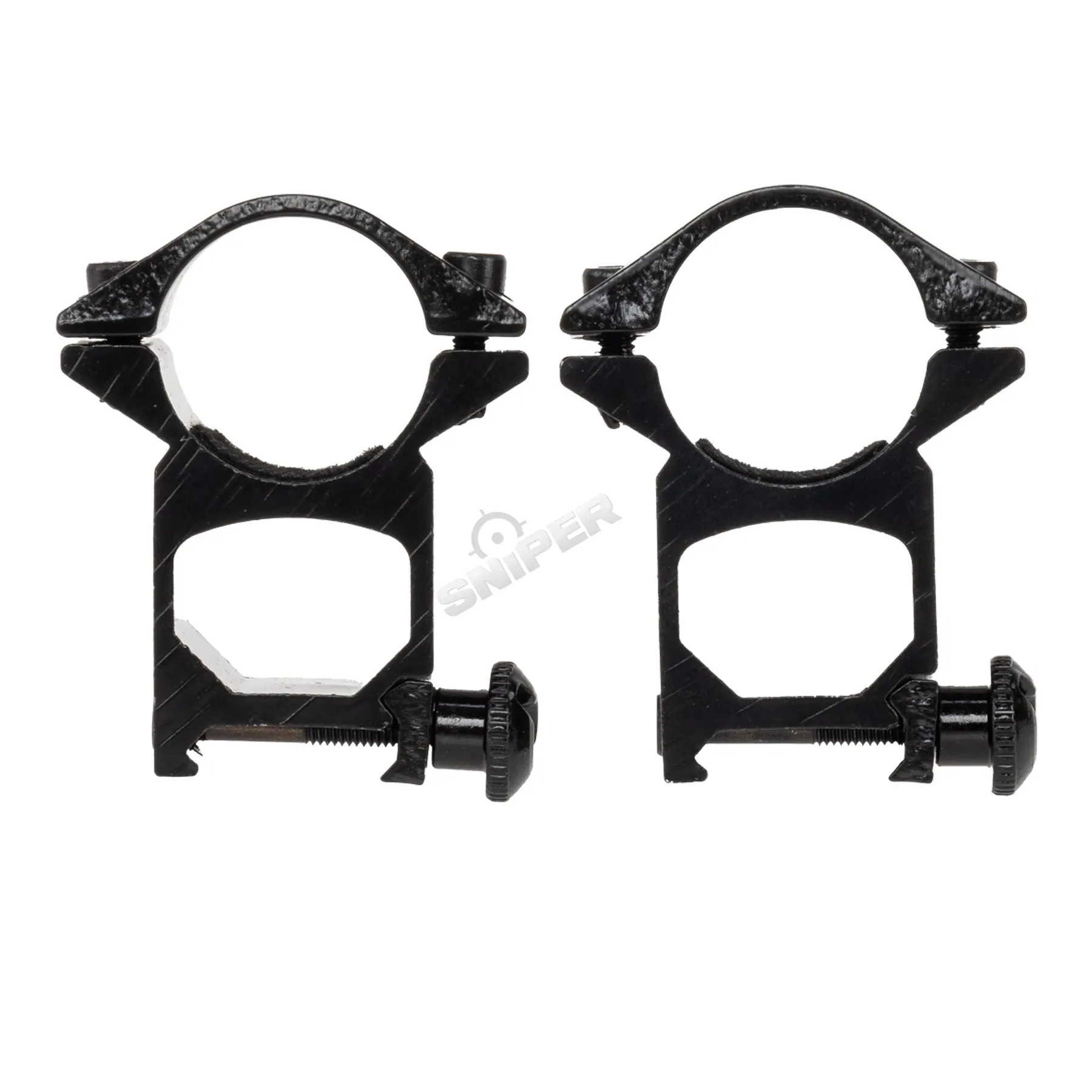 Specna Arms High-Profile 25mm Ring Mount Set, Black