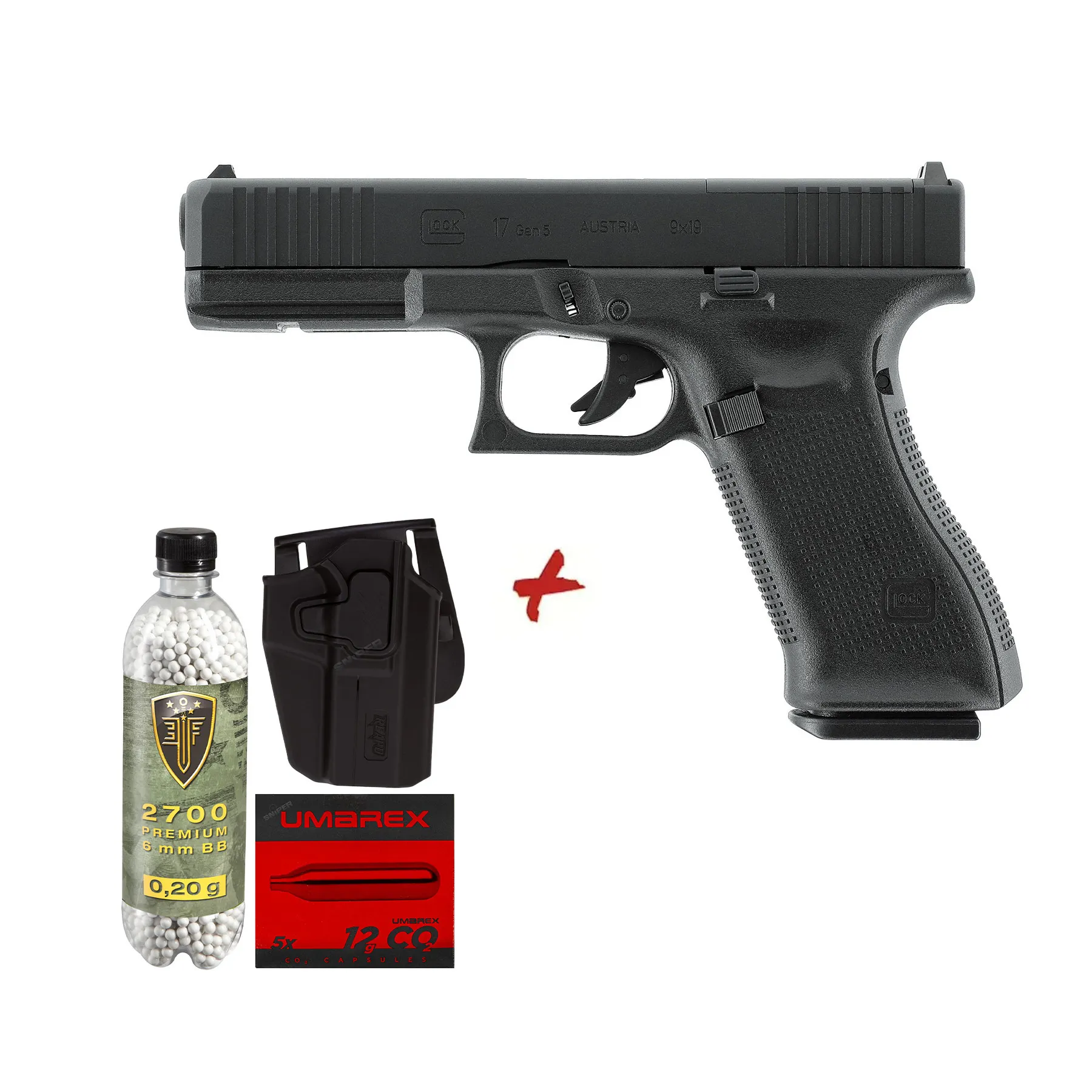Glock Deal - Glock 17 Gen 5 MOS GBB Softair Pistole