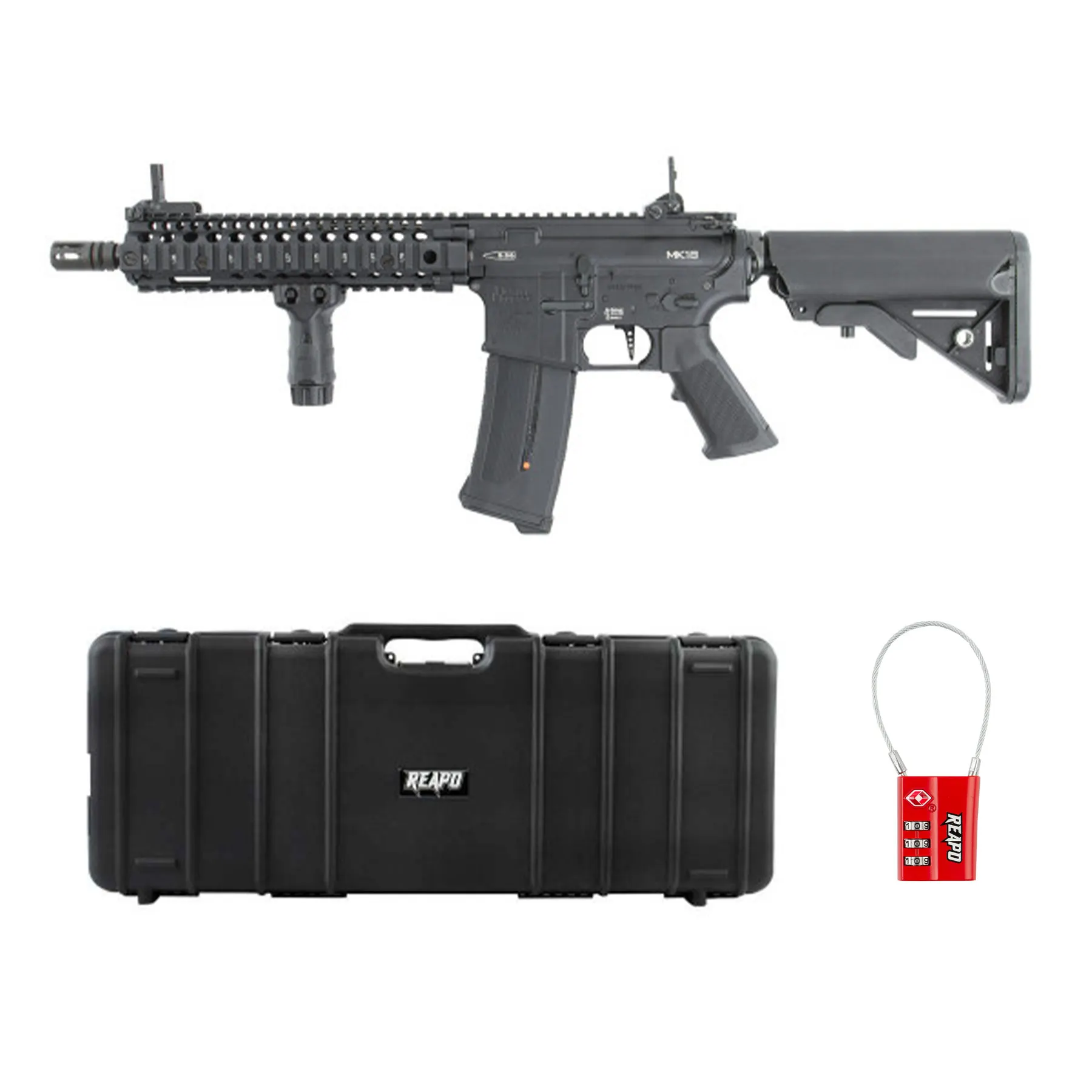 SAC Custom Daniel Defense MK18, (S)AEG, black