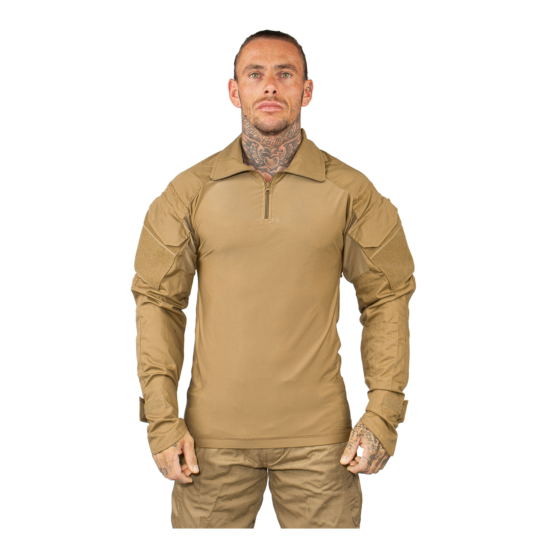 Delta Tactics Combat T-Shirt, Coyote