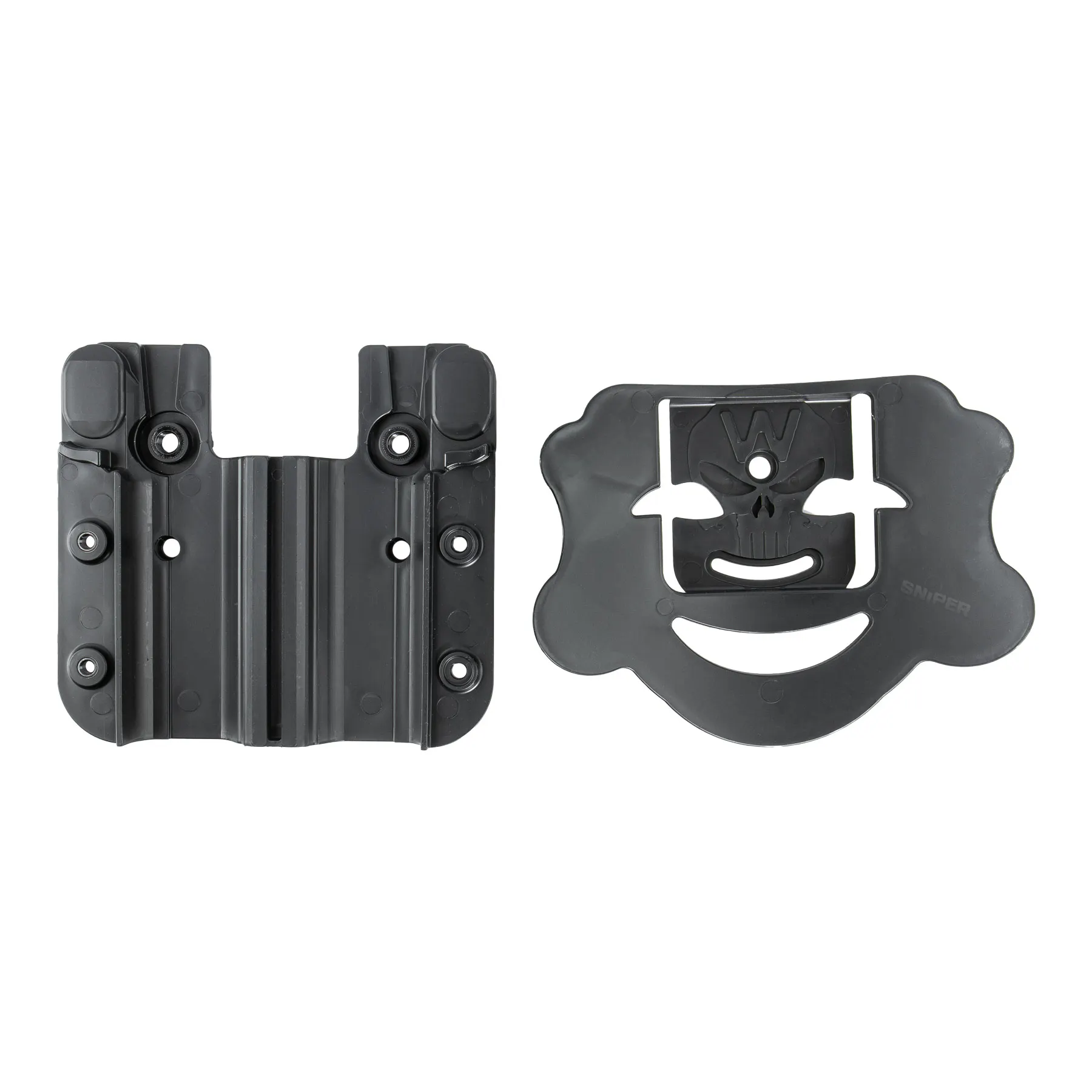WE 1911 Double Barrel Formholster Skull, Black