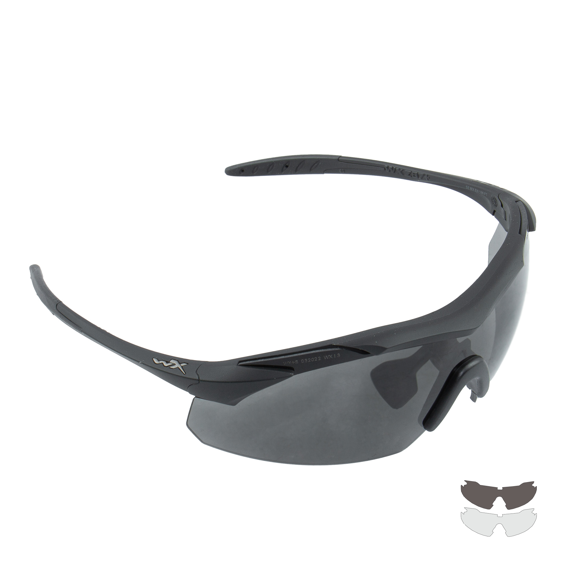 WileyX WX Vapor 2.5 Goggles, Grey/Clear Lens