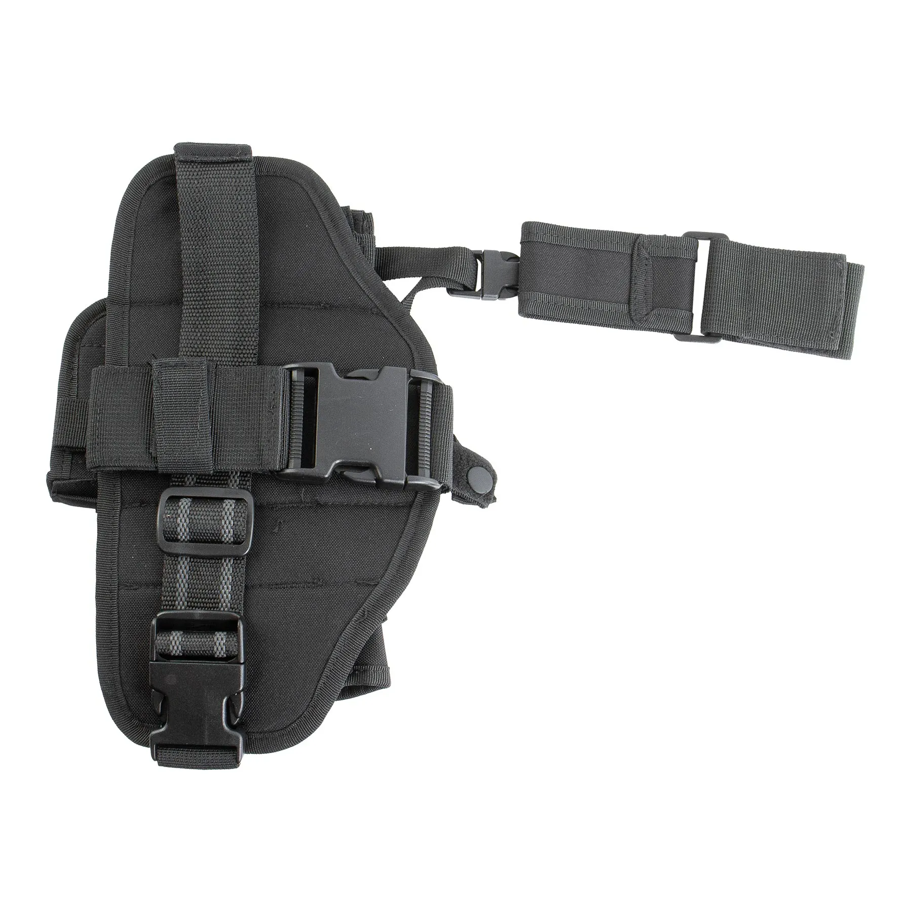 Oberschenkelholster Schwarz, für Linkshänder