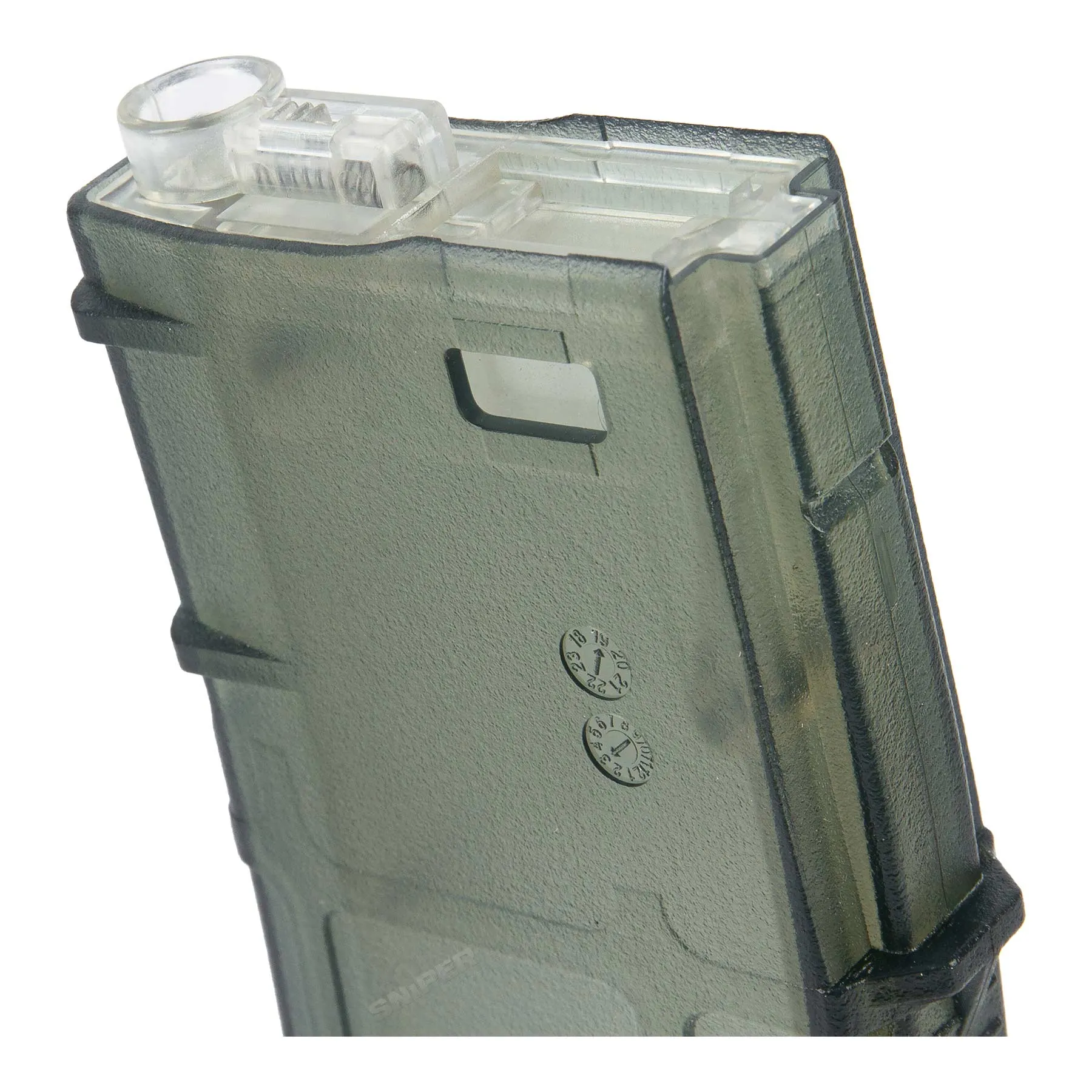 Magazine for M4/M16 Flash Mag, 370rd, Smokey Green Magazine for M4/M16 Flash Mag, 370rd, Smokey Green