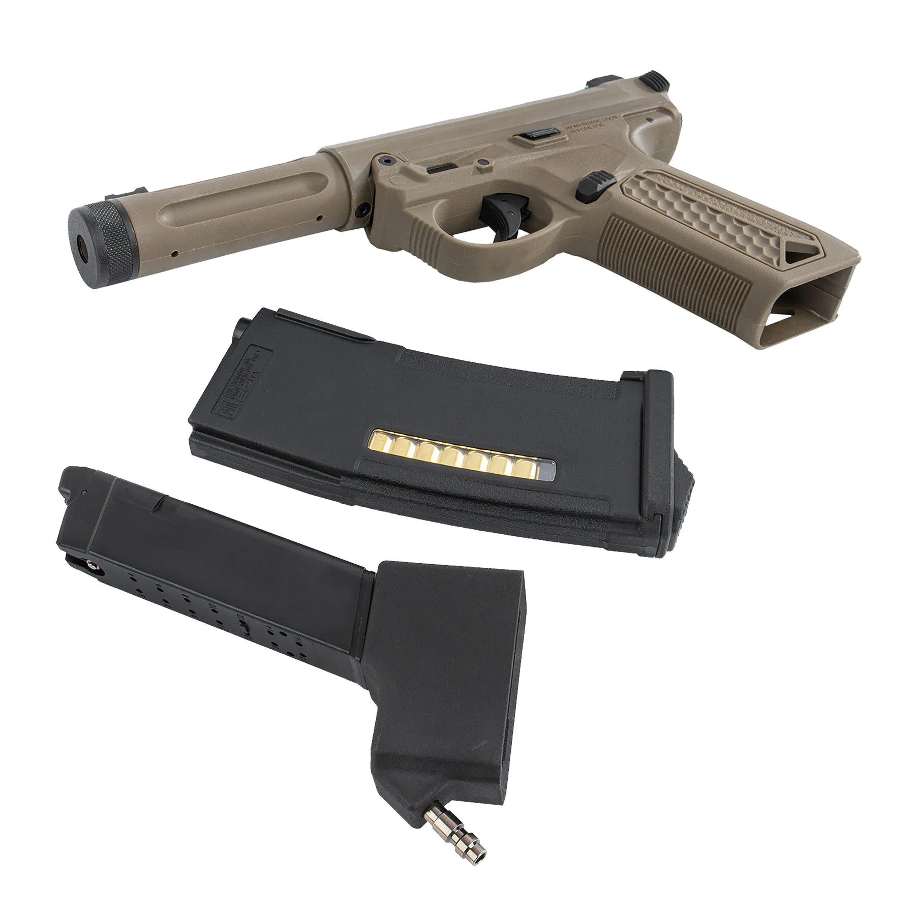 HPA Set Action Army AAP 01 Tan + Bottle + Creeper US + PTS