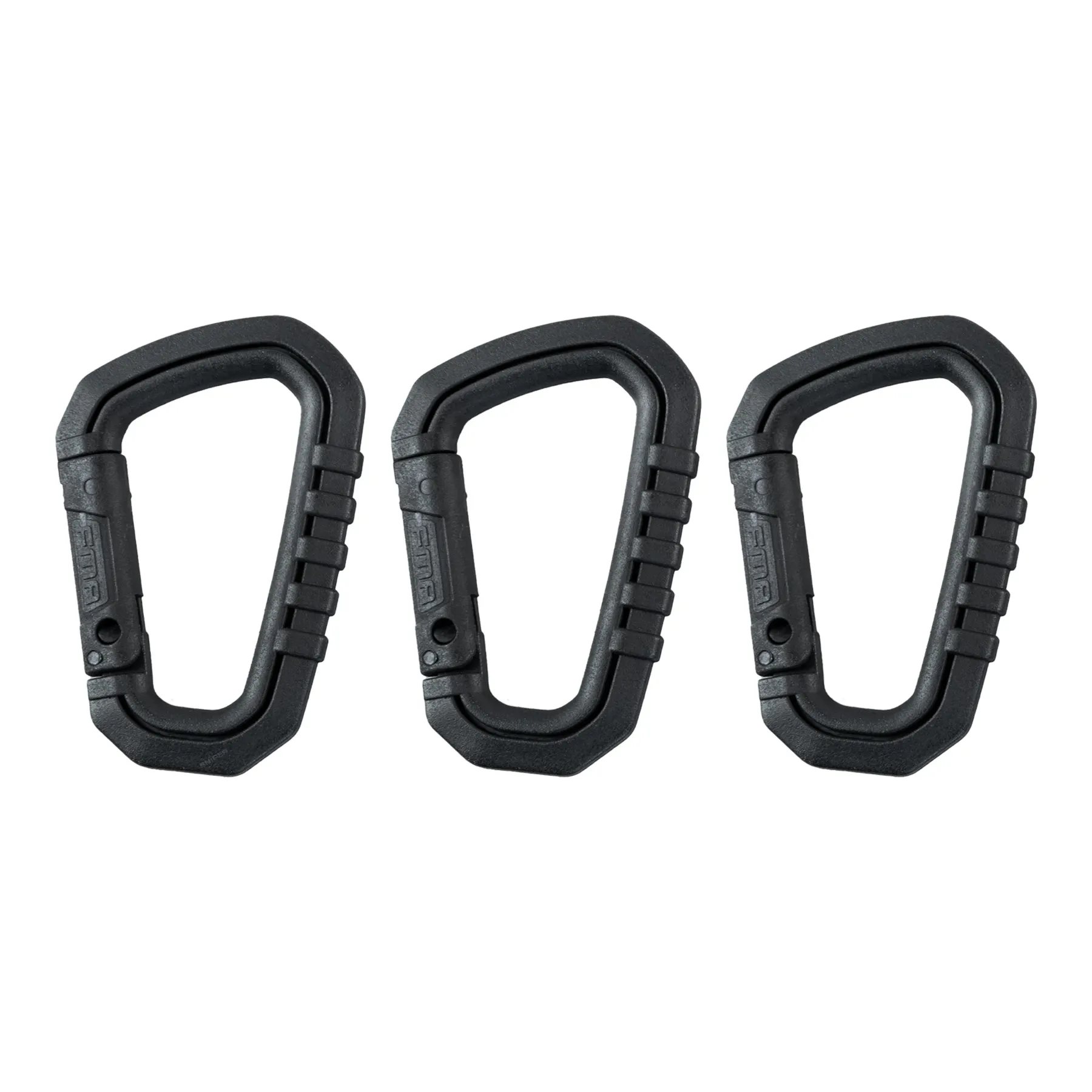 Polymer Snap Hooks 3er- Set, Black