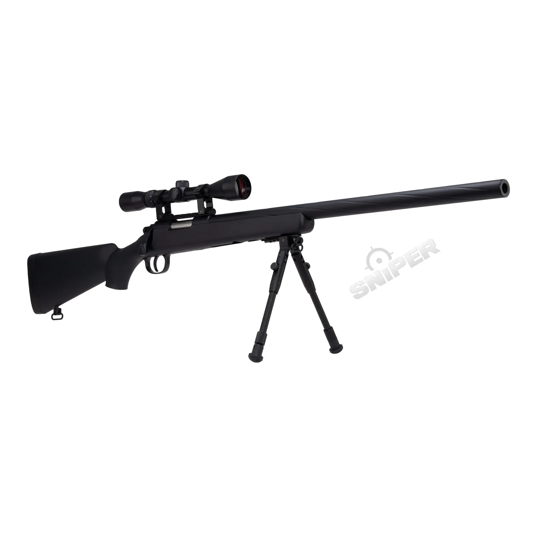 Specna Arms SA-S12 Scharfschützengewehr w/ Scope & Bipod, Black Specna Arms SA-S12 Scharfschützengewehr High-Power w/ Scope & Bipod, Black