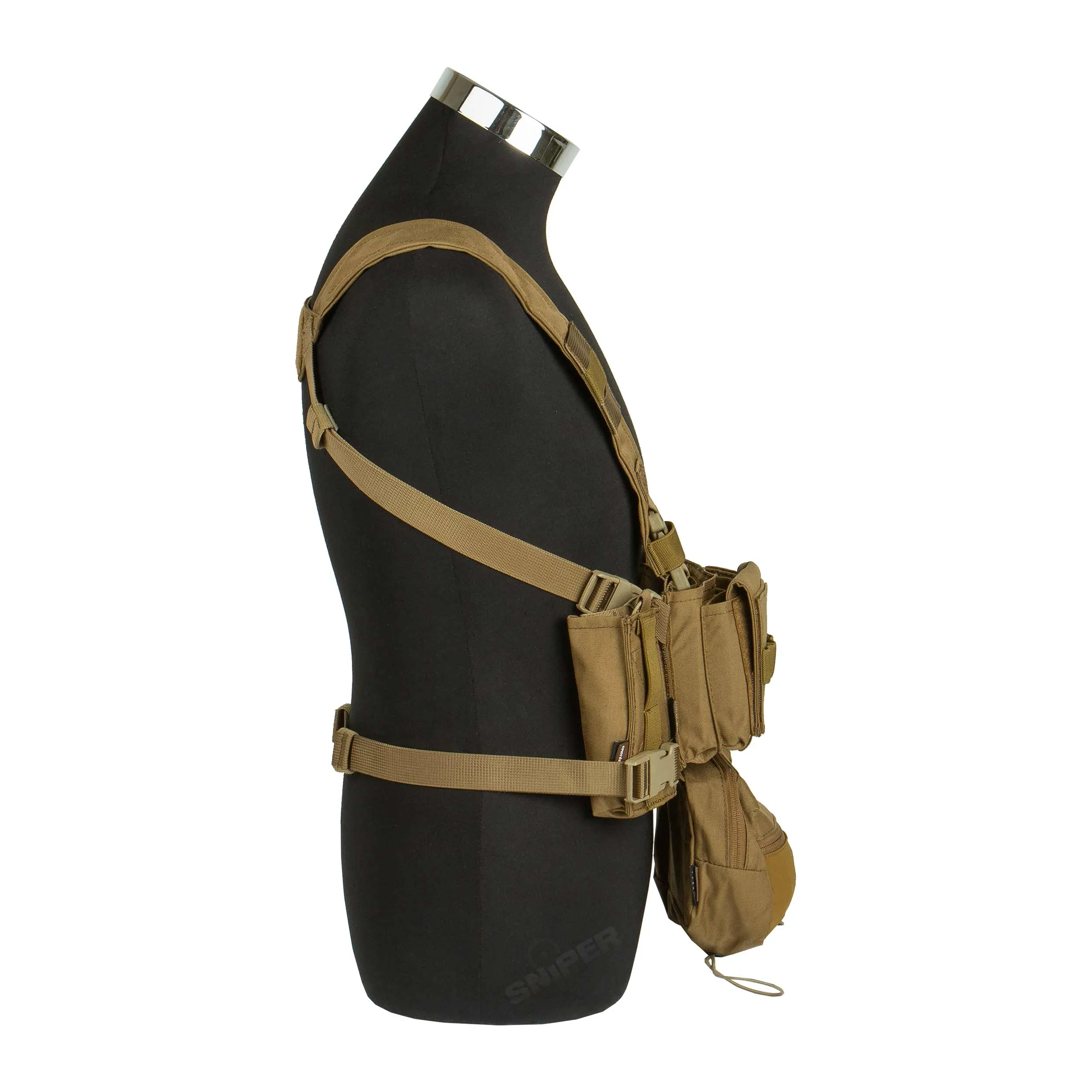 Micro Fight Chissis MK3 Chest Rig, Coyote Brown