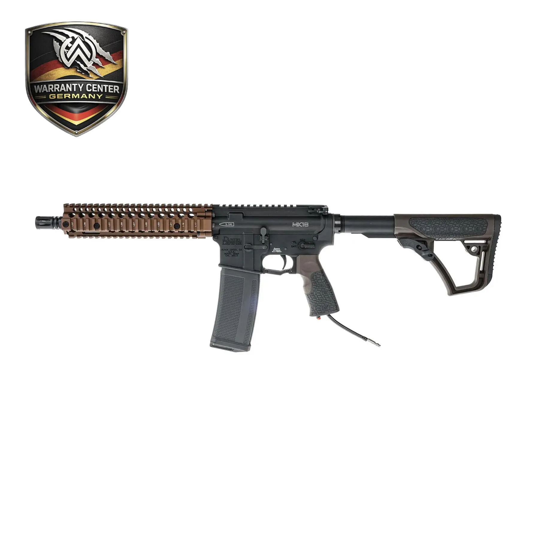 Wolverine MTW Daniel Defense MK18 RIS II Milspec HPA, Dualtone