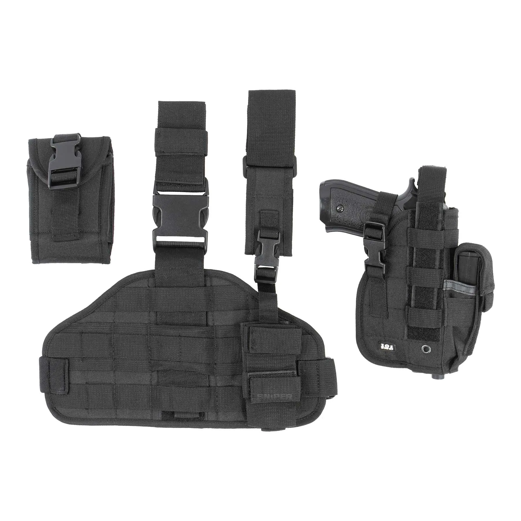 Oberschenkelholster Hip Molle Holster, Black