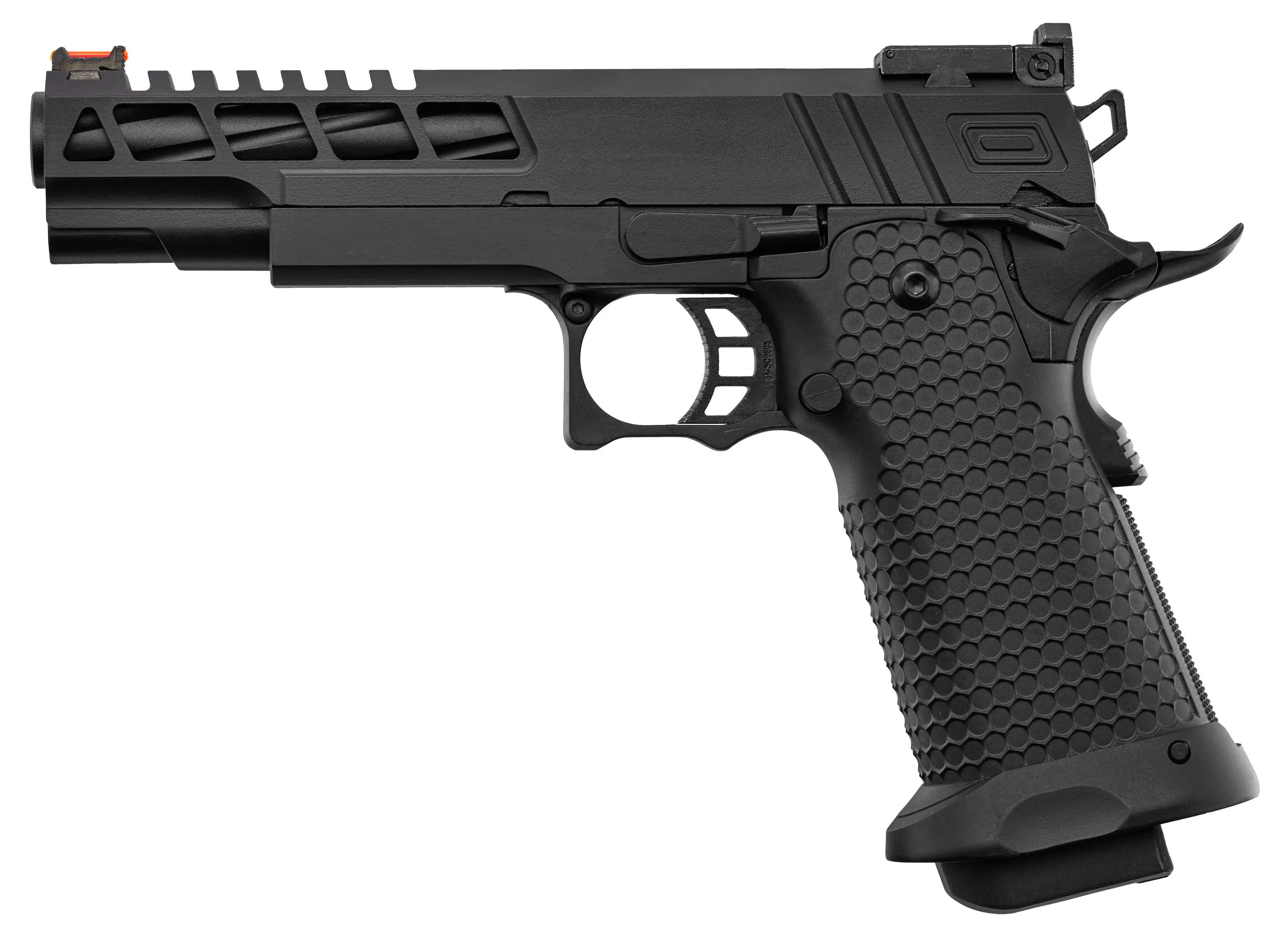 Golden Eagle 5.1 Hi-Capa Vented  GBB Airsoft Pistole, Black