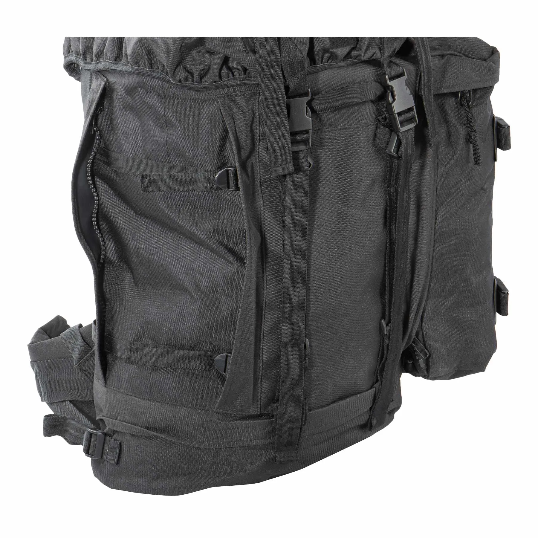 Backpack Commando Rucksack 70l + 16l, Black