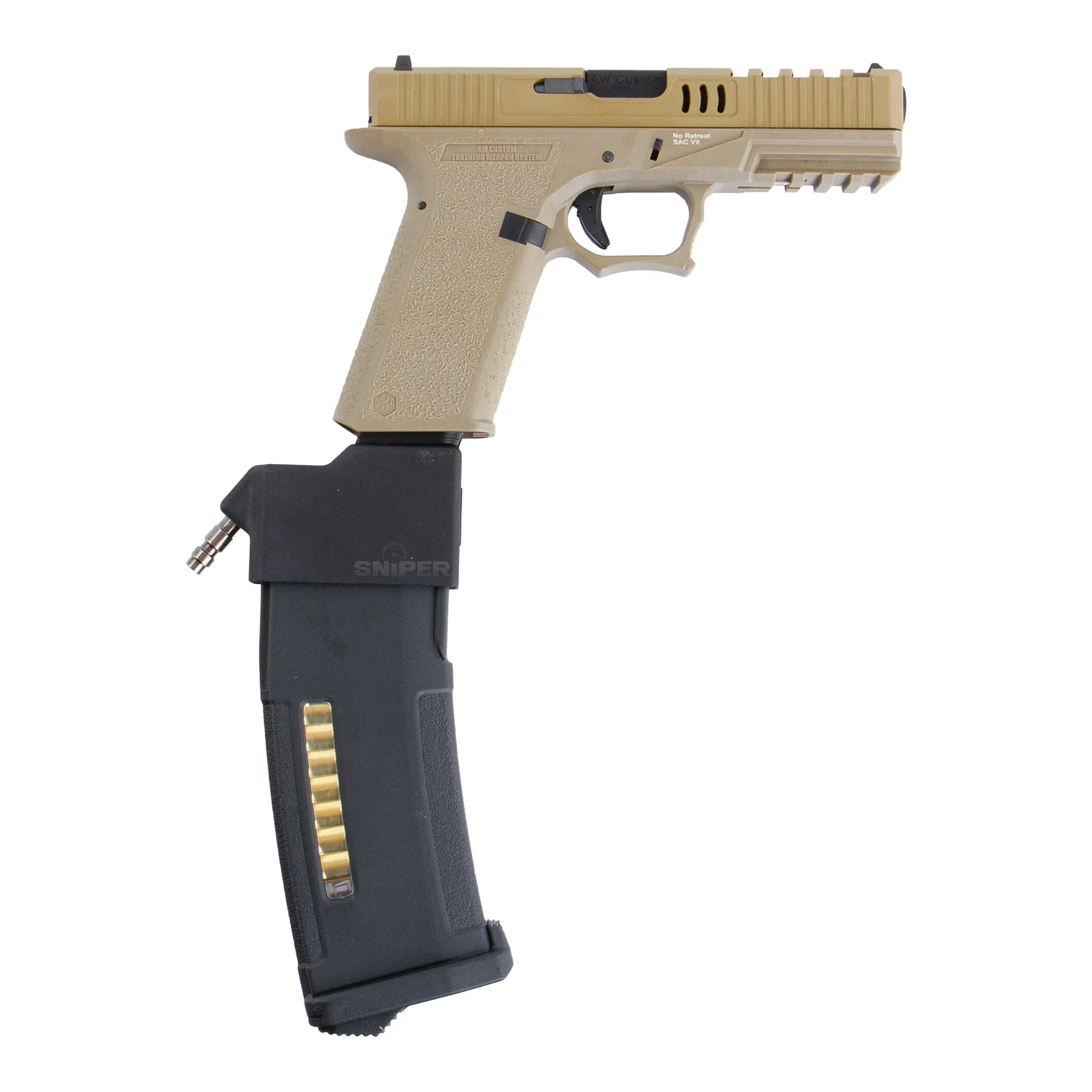SAC Custom VX7 Mod.2 HPA US Softair Pistole, FDE