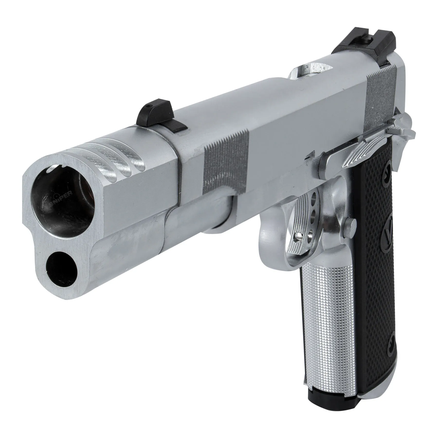 Vorsk VP-X Full Metal Chrome GBB Softair Pistole Vorsk VP-X Full Metal Chrome GBB Softair Pistole