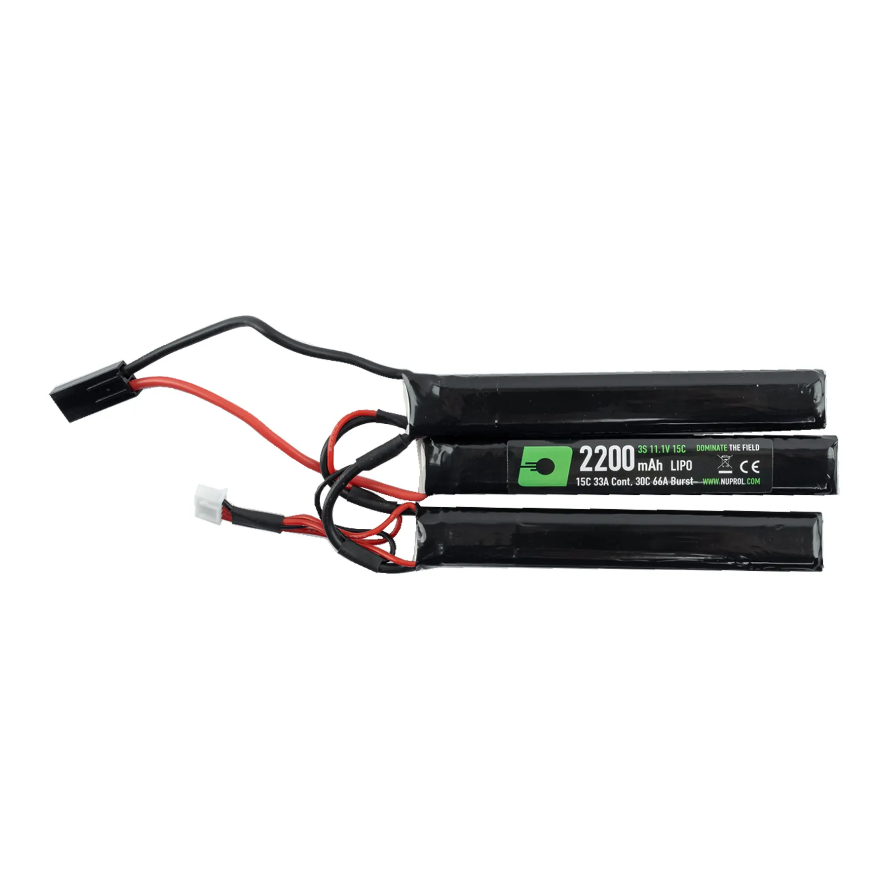Tamiya 11,1V 2200 mAh LiPo Akku, 3 Stick