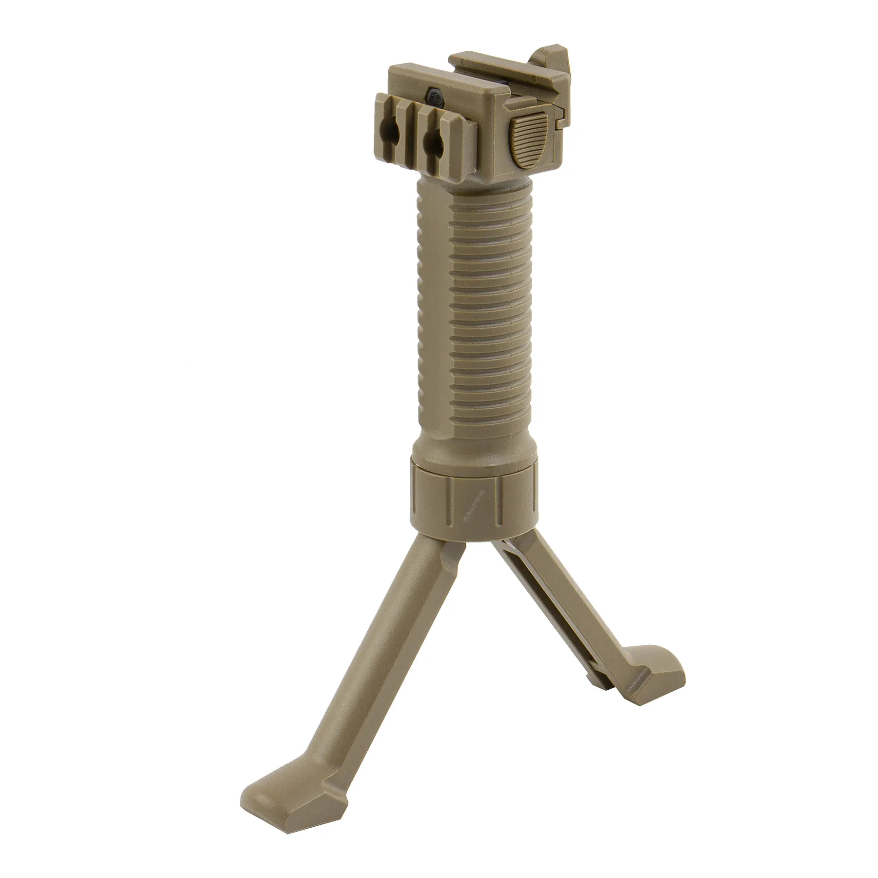 Railed Grip Bipod, Tan