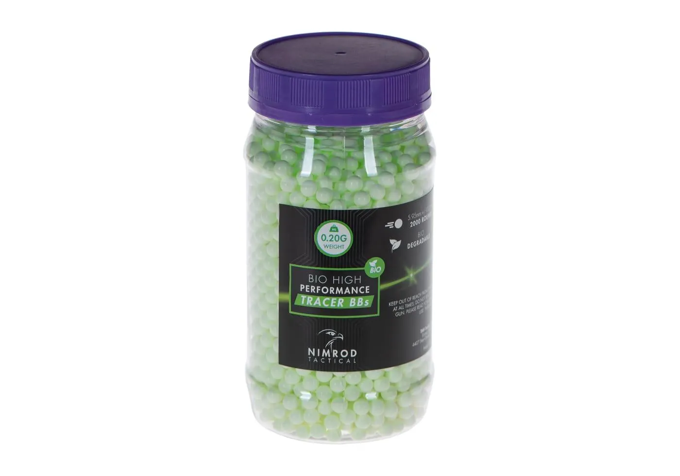 0,20gr Bio Green Tracer BBs, 2000 Stück