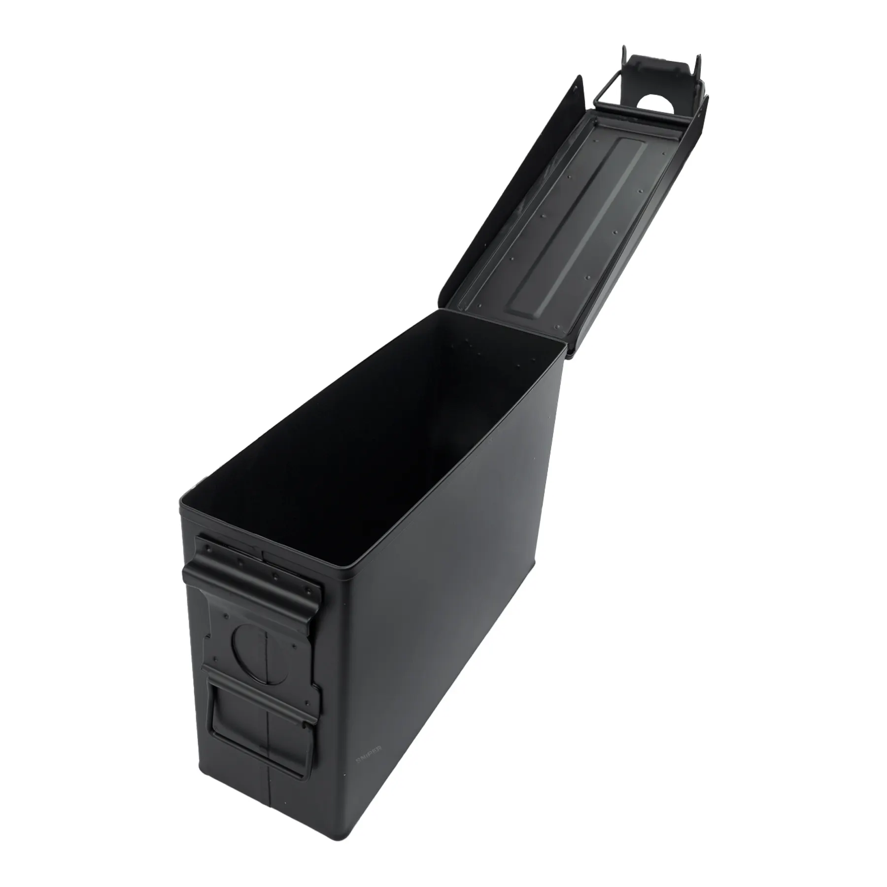 Metall Munitionskiste, 25,5x9x16,8 cm, Black
