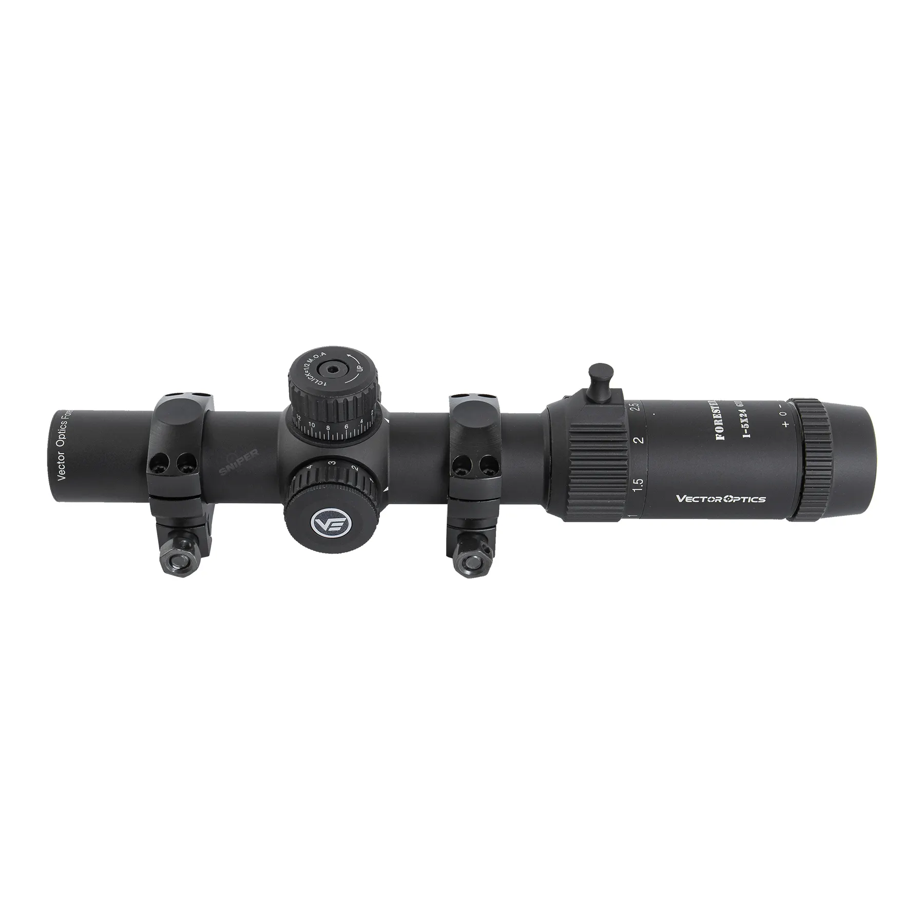 1-5x24IR Tactical Forester Gen.2 Zielfernrohr, Black