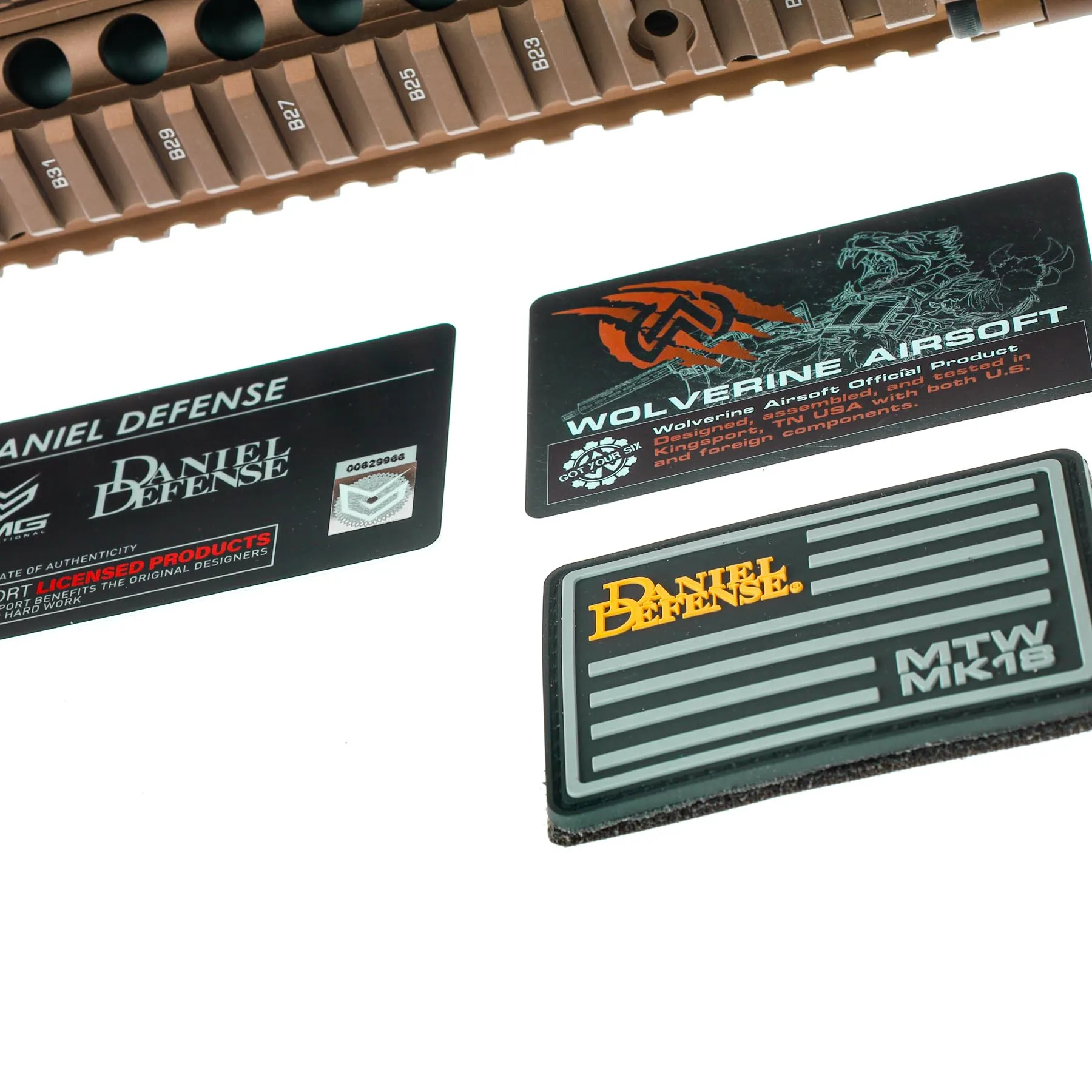 Wolverine MTW Daniel Defense MK18 RIS II Milspec HPA, Dualtone