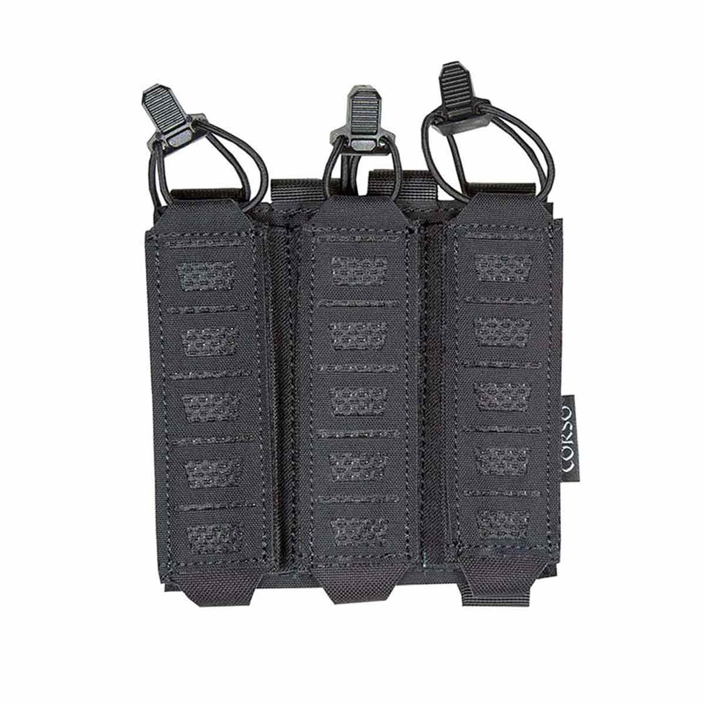 Corso Tactical Triple Mag-Pouch Dagger für MP5/MP7, Black