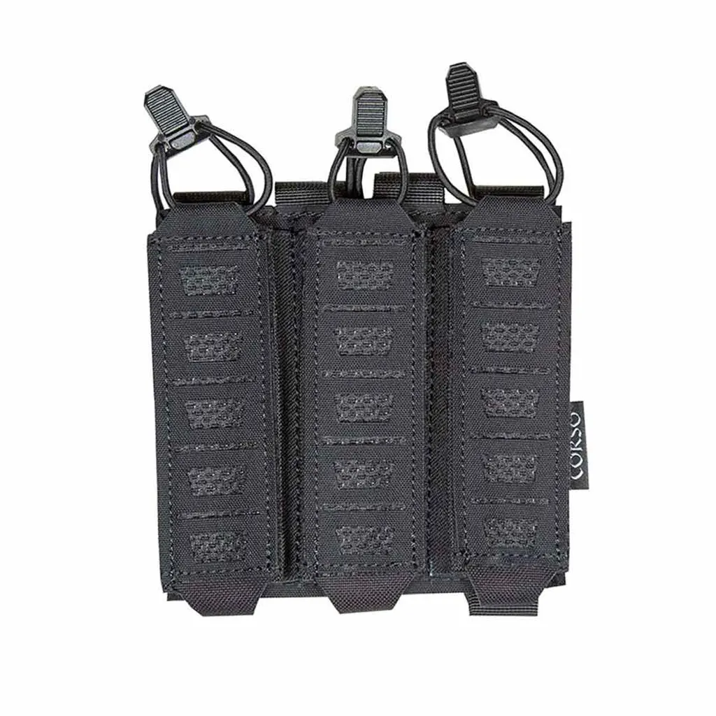 Corso Tactical Triple Mag-Pouch Dagger für MP5/MP7, Black Corso Tactical Triple Mag-Pouch Dagger für MP5/MP7, Black