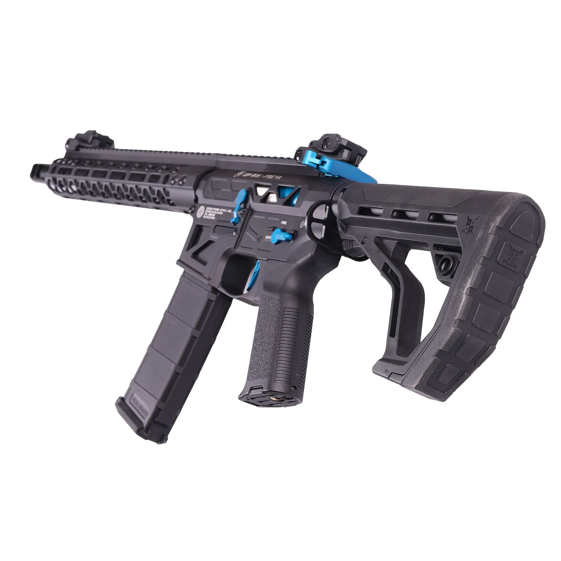 Delta Armory FREYA Skeleton Gen.2 12,5", Black/Blue