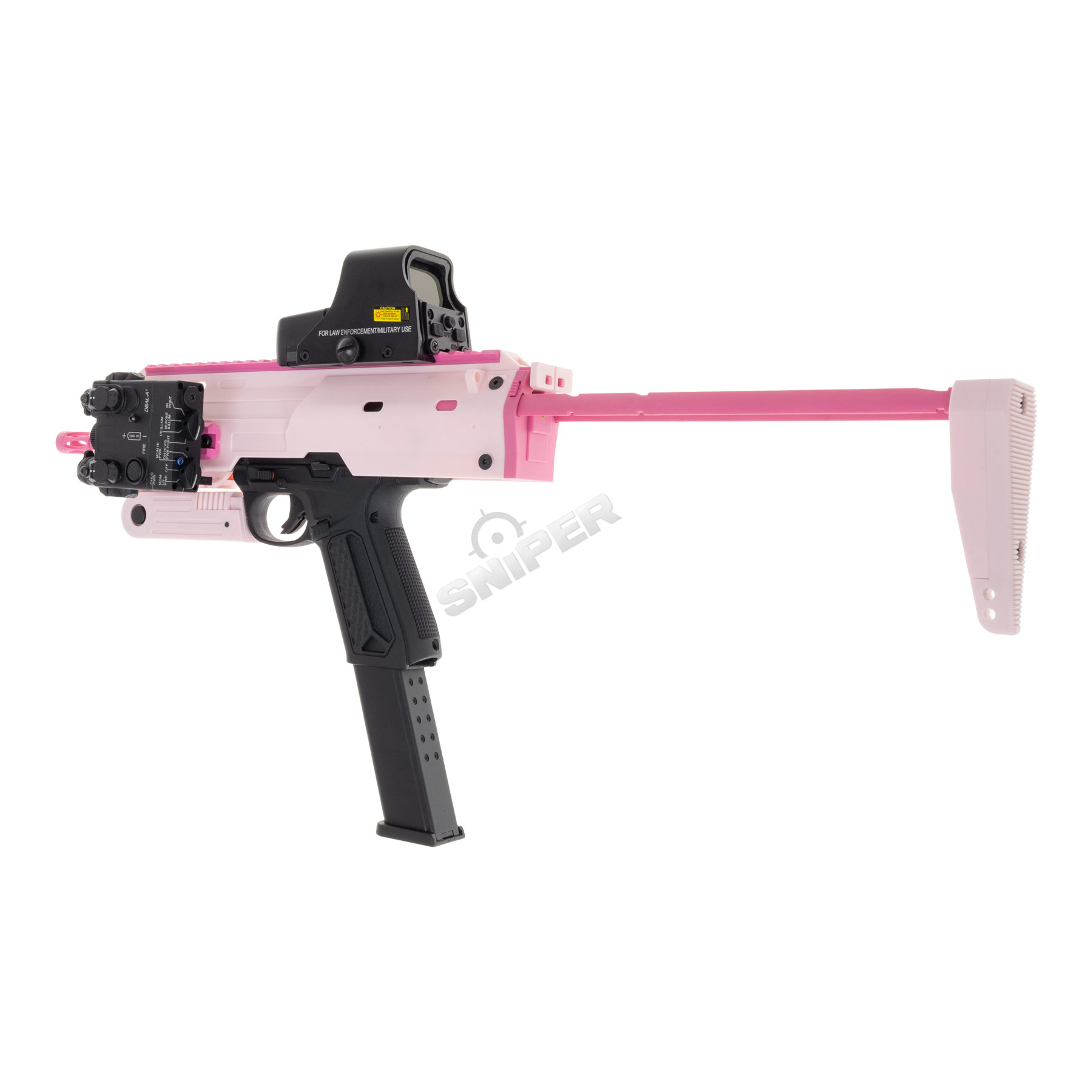 Prep my Airsoft - Action Army AAP 01 Assassin GBB Softair Pistole, Black/Pink