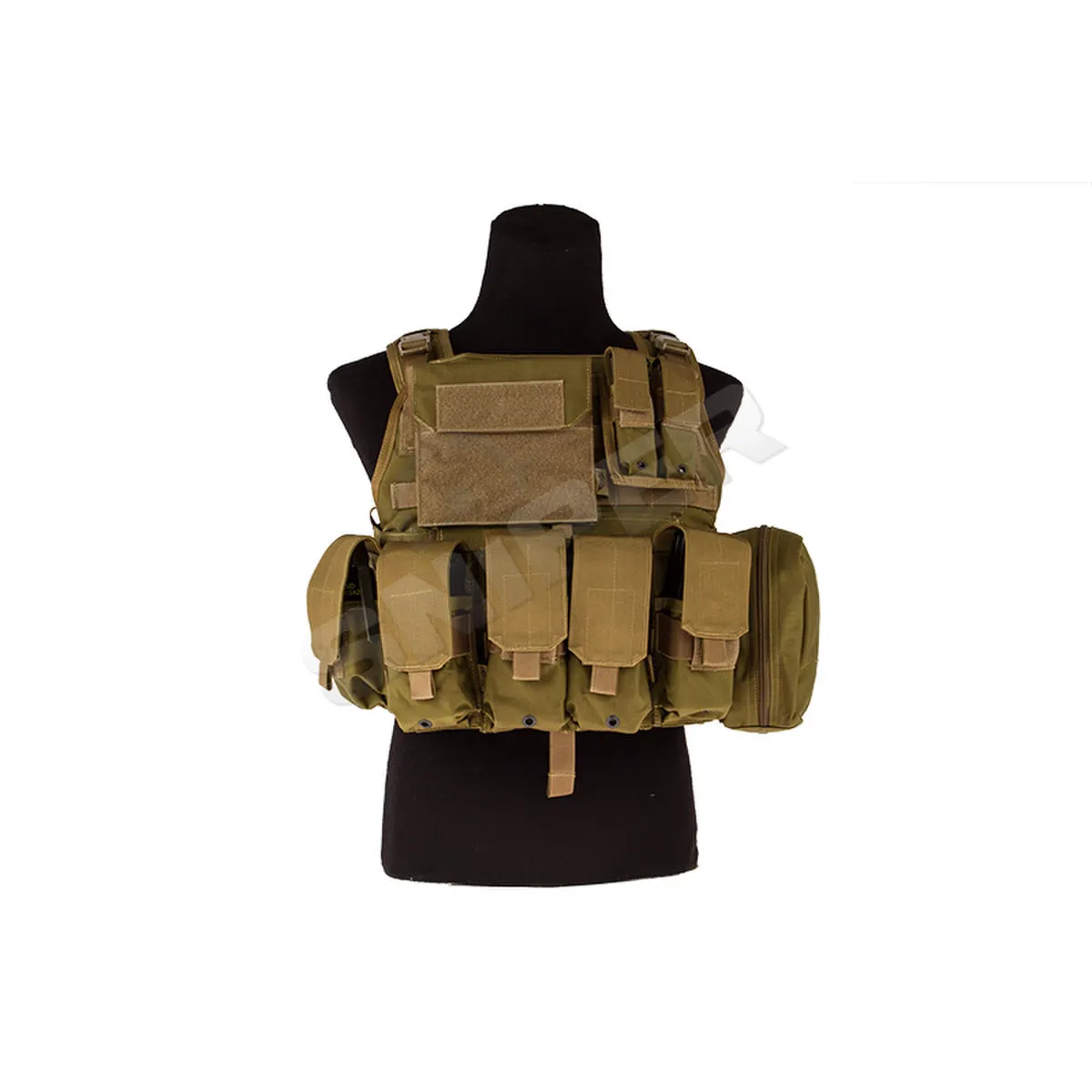 MOLLE Plate Carrier with Pouch Set, Khaki