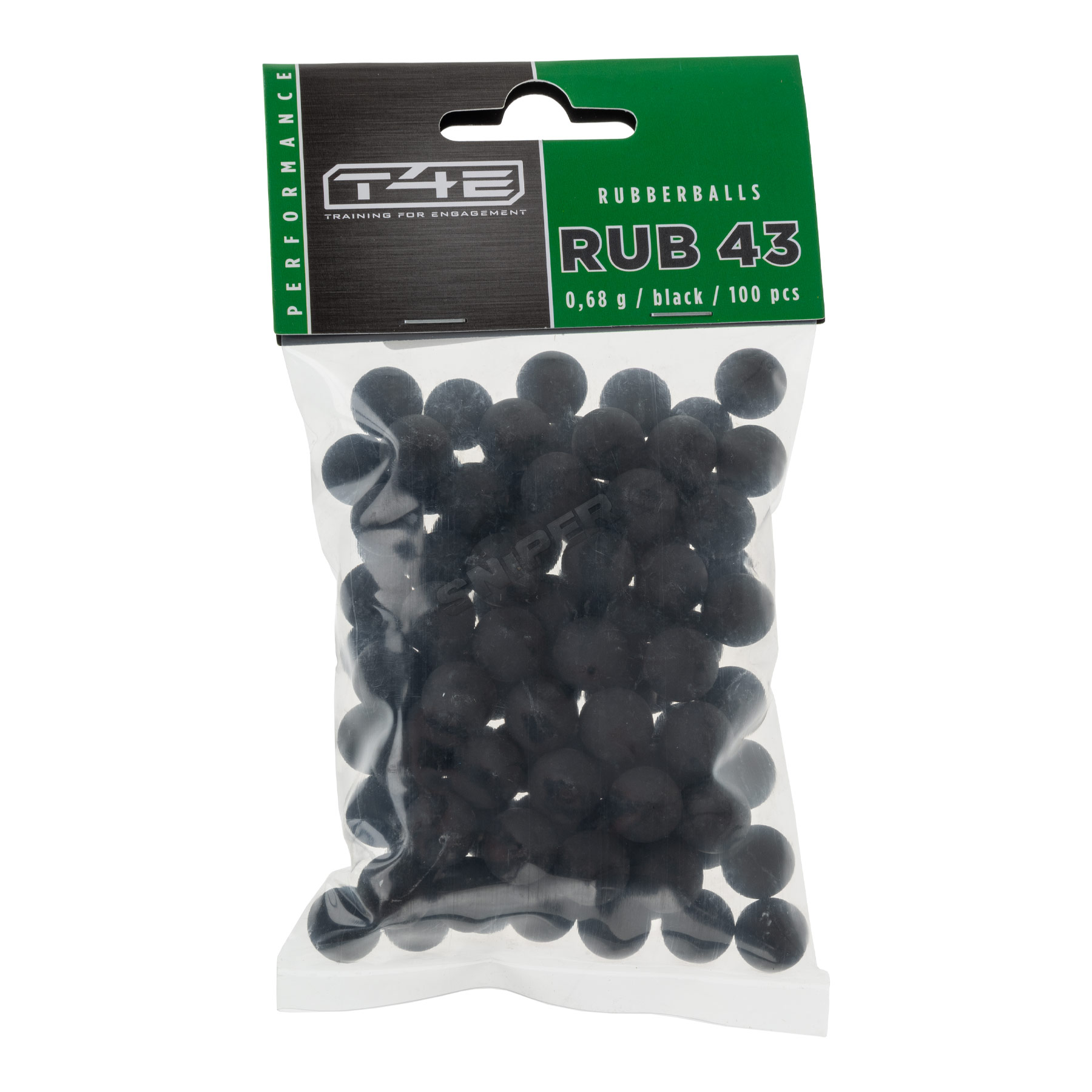 T4E Rubberballs 43 Cal für Ram Waffen, 100rds