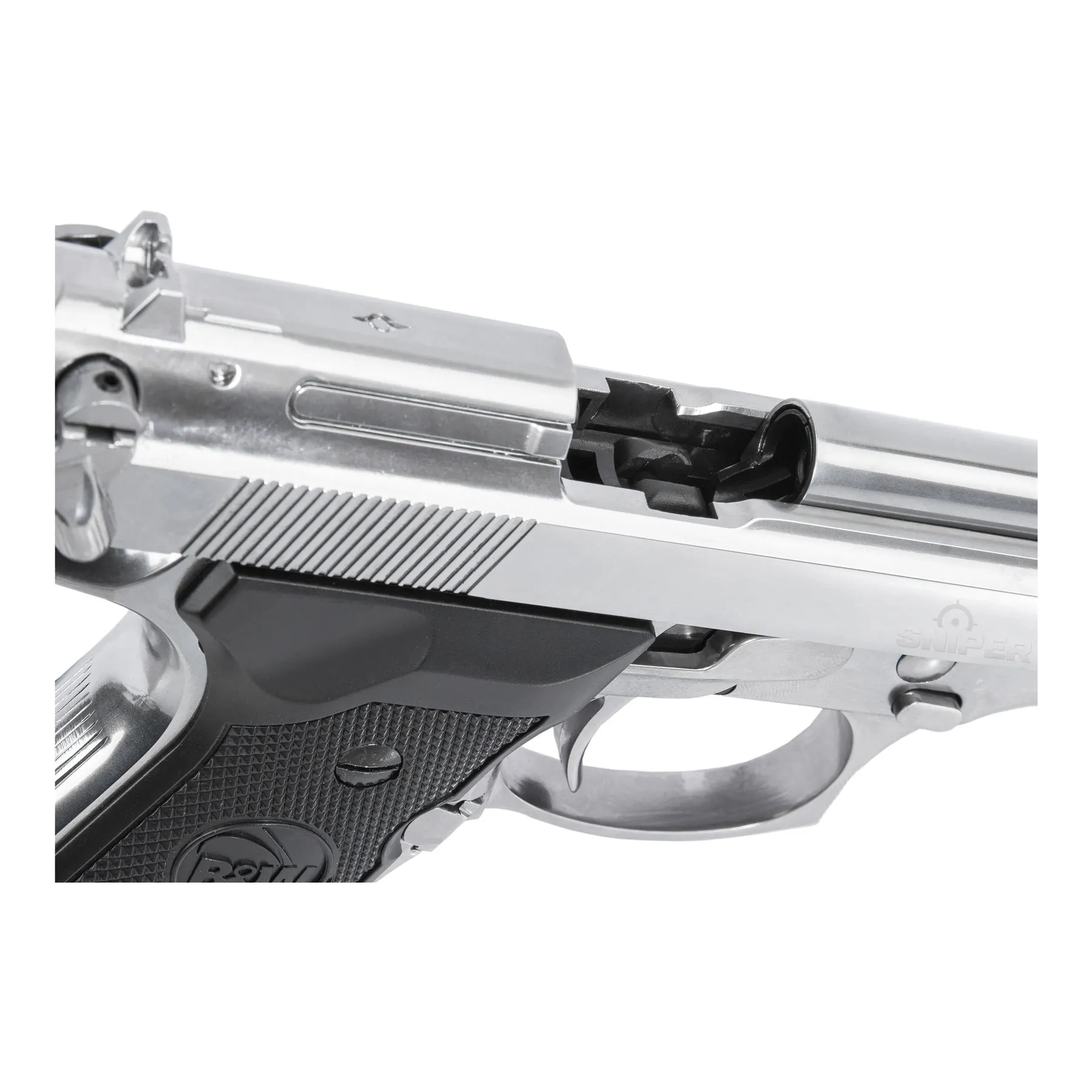 B&W Elite M92 Full Metal Silver GBB Softair Pistole
